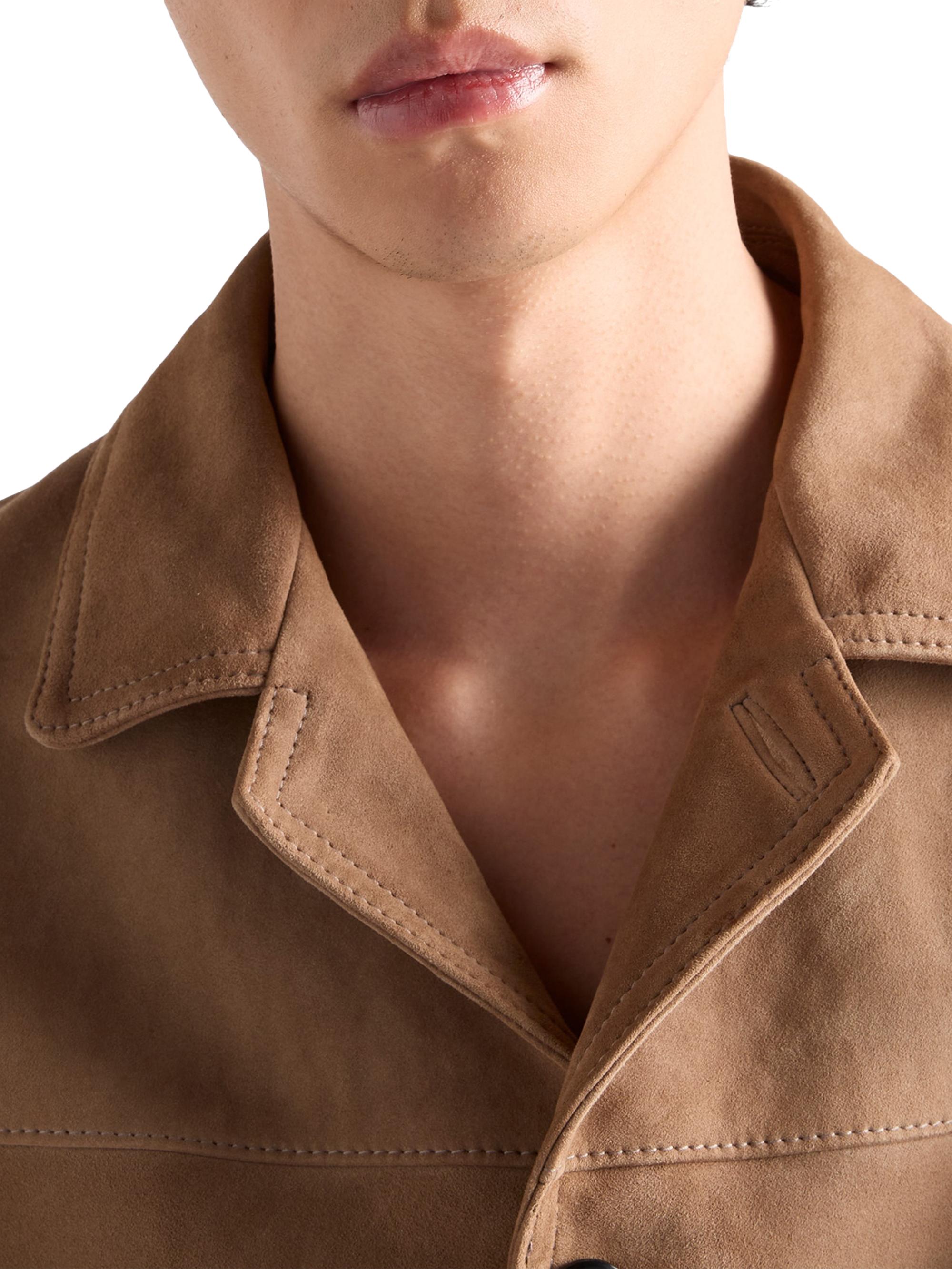 Prada Suede Bomber Jacket | Saks Fifth Avenue