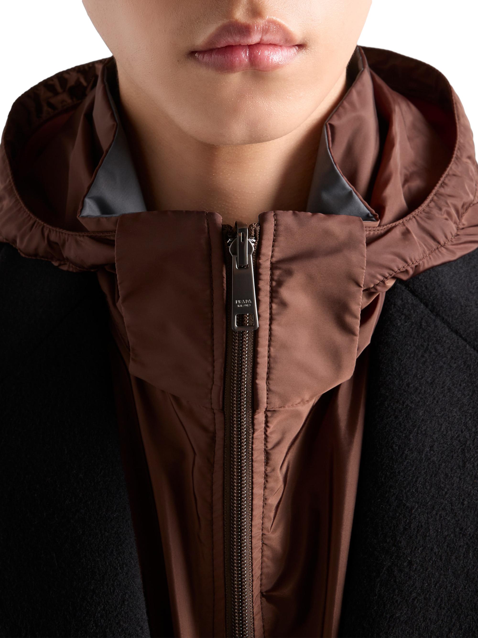 Prada Single-Breasted Wool Blend Coat | Saks Fifth Avenue