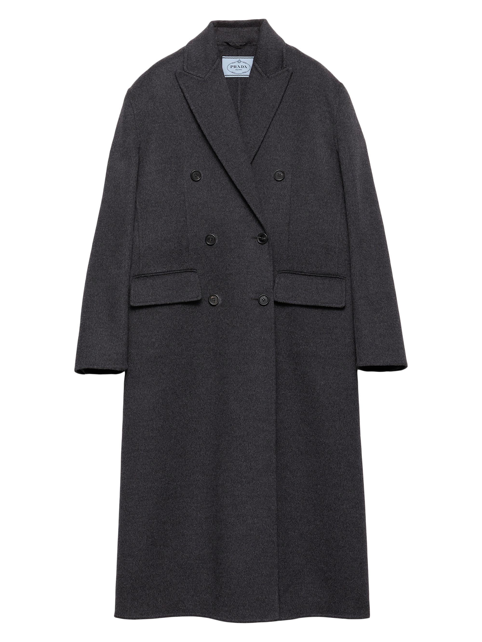 Prada Single-Breasted Cashgora Coat | Saks Fifth Avenue
