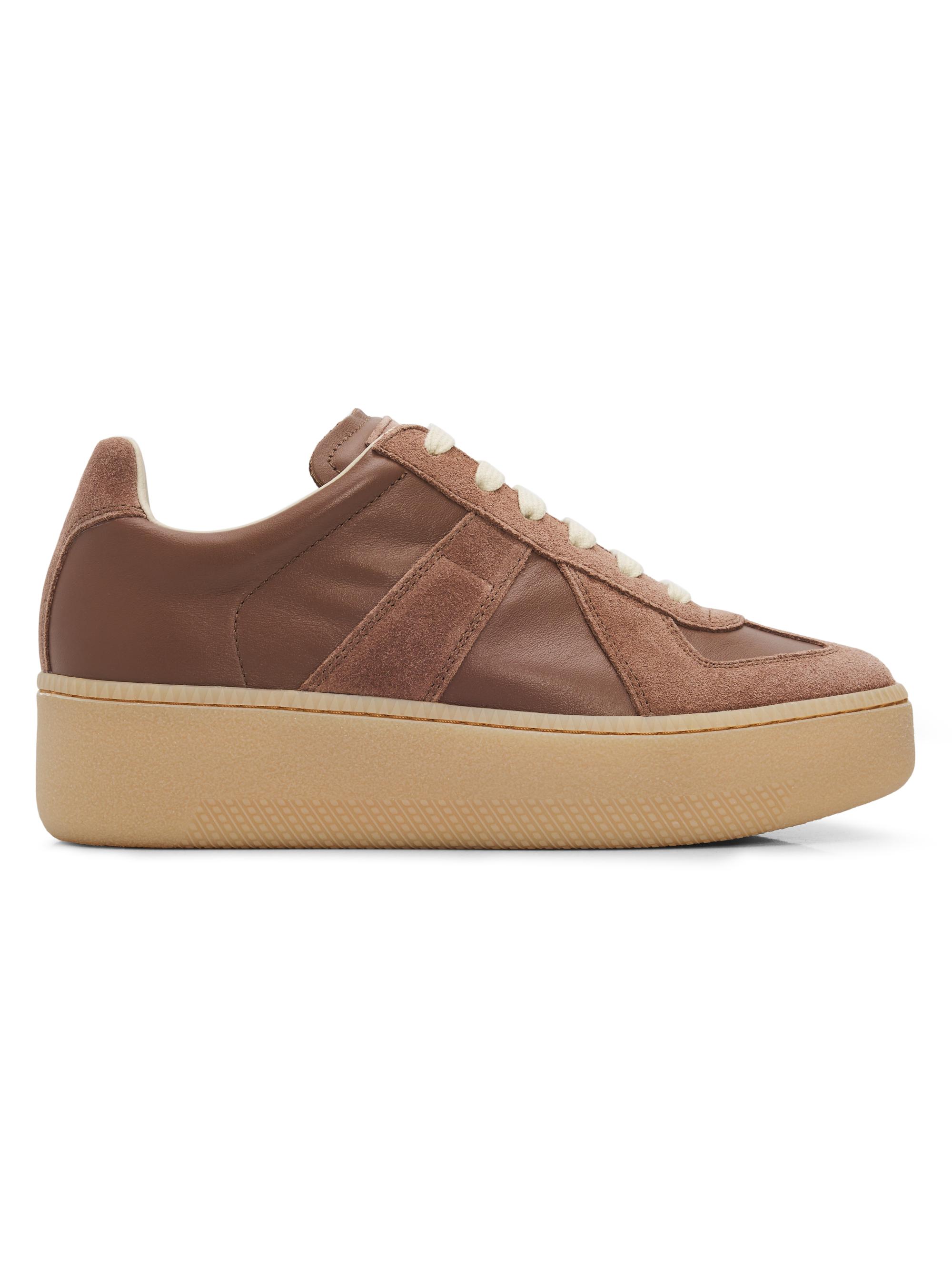 Maison Margiela Replica Metallic Cracked Leather Low-Top Sneakers