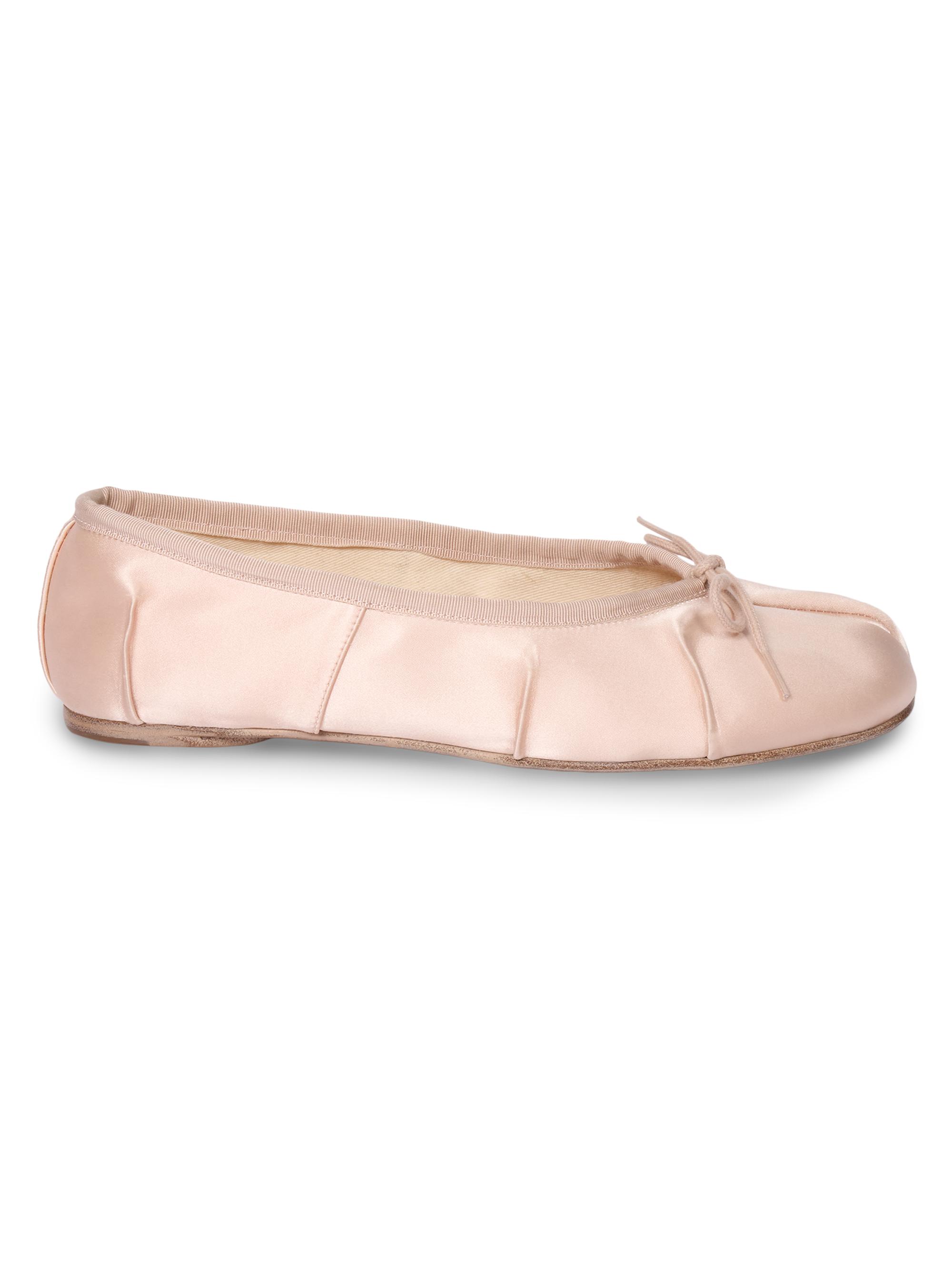 靴 Maison Margiela TABI BALLERINA FLAT Maison Margiela Tabi Satin Ballerina Flats | Saks Fifth Avenue