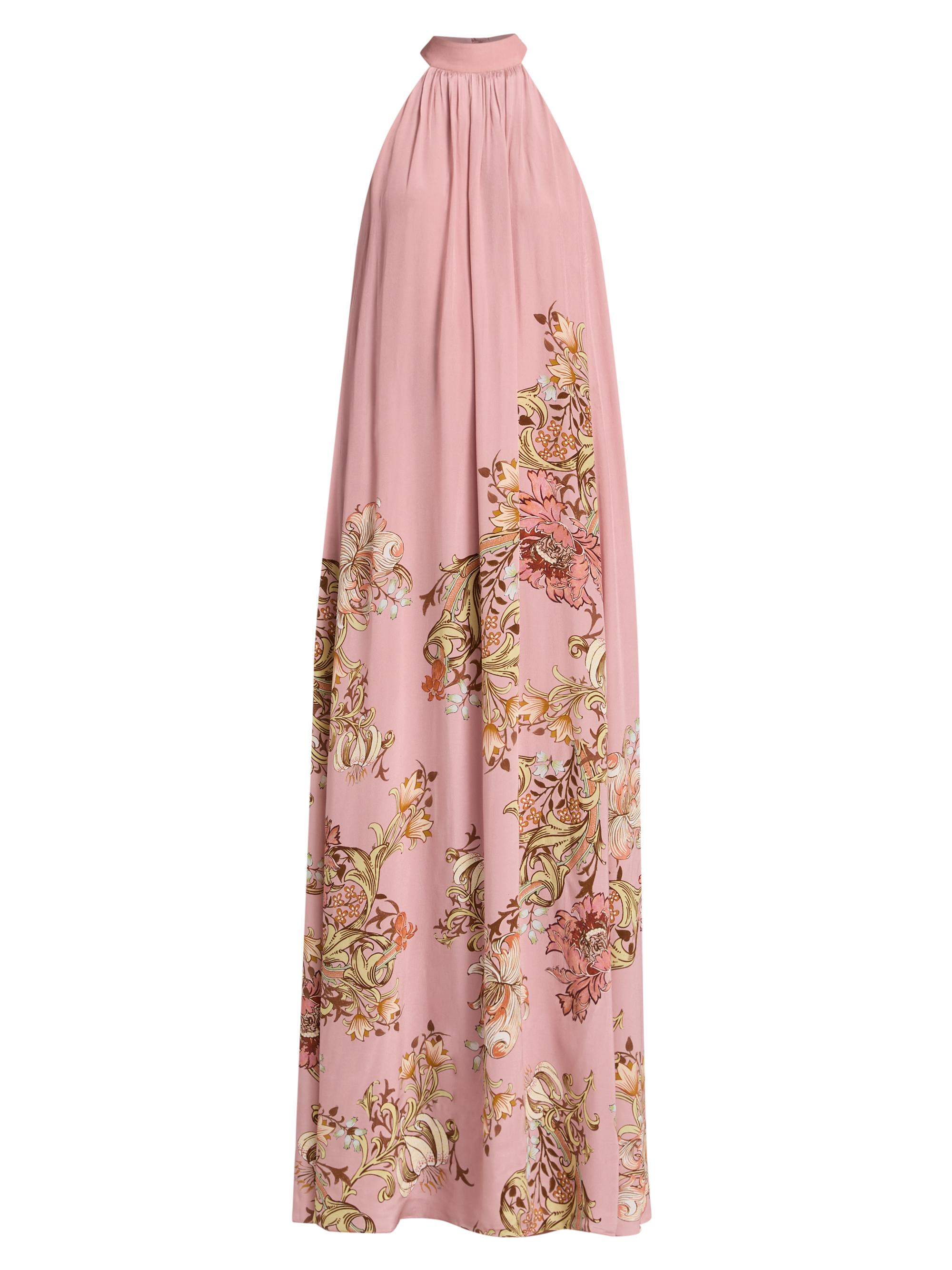 Hemant & Nandita Women's Sula Floral A-Line Gown - Dusty Pink