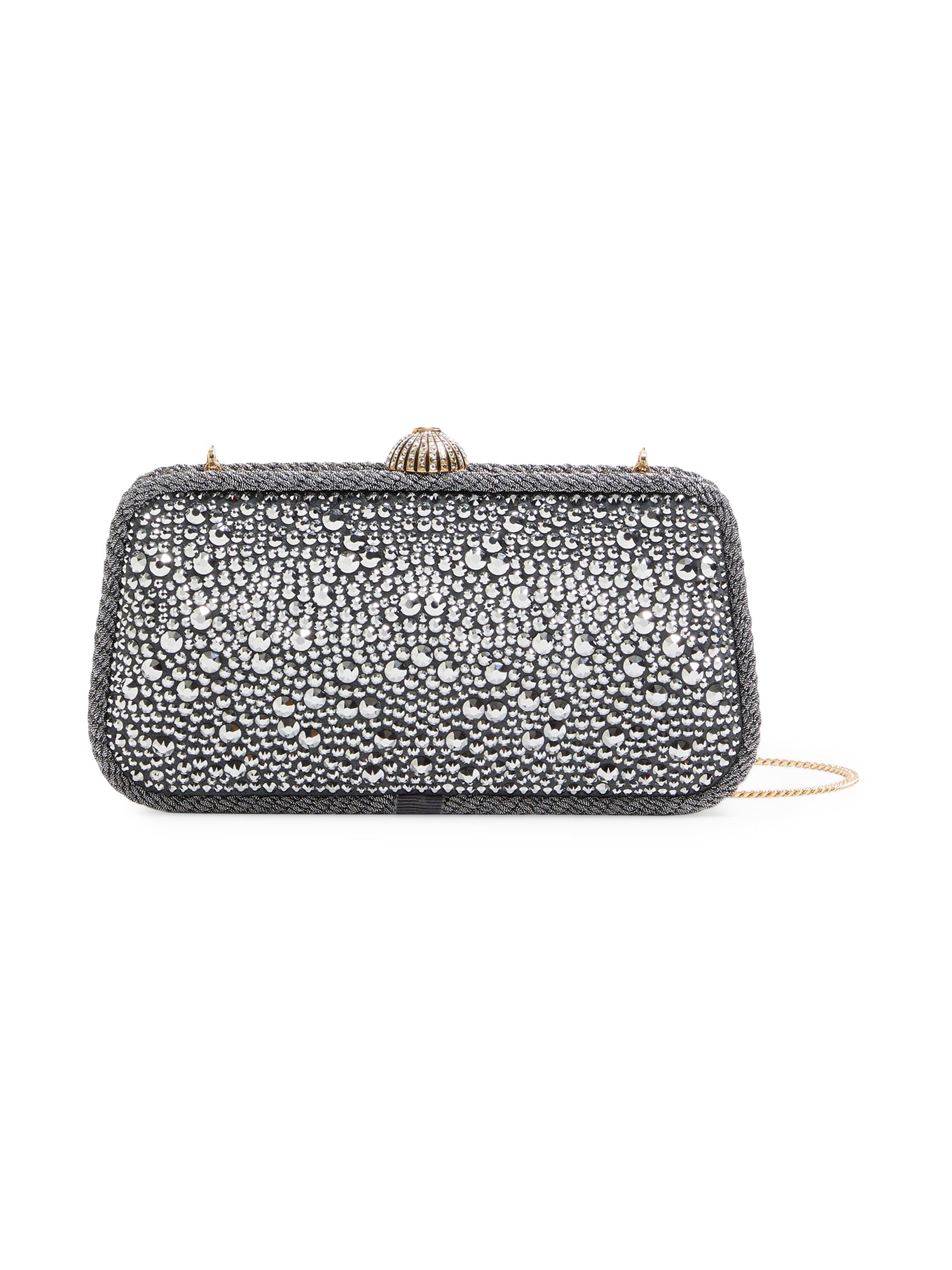 Valentino Garavani Women's Carry Secrets Minaudiere Clutch with Rhinestones - Crystal