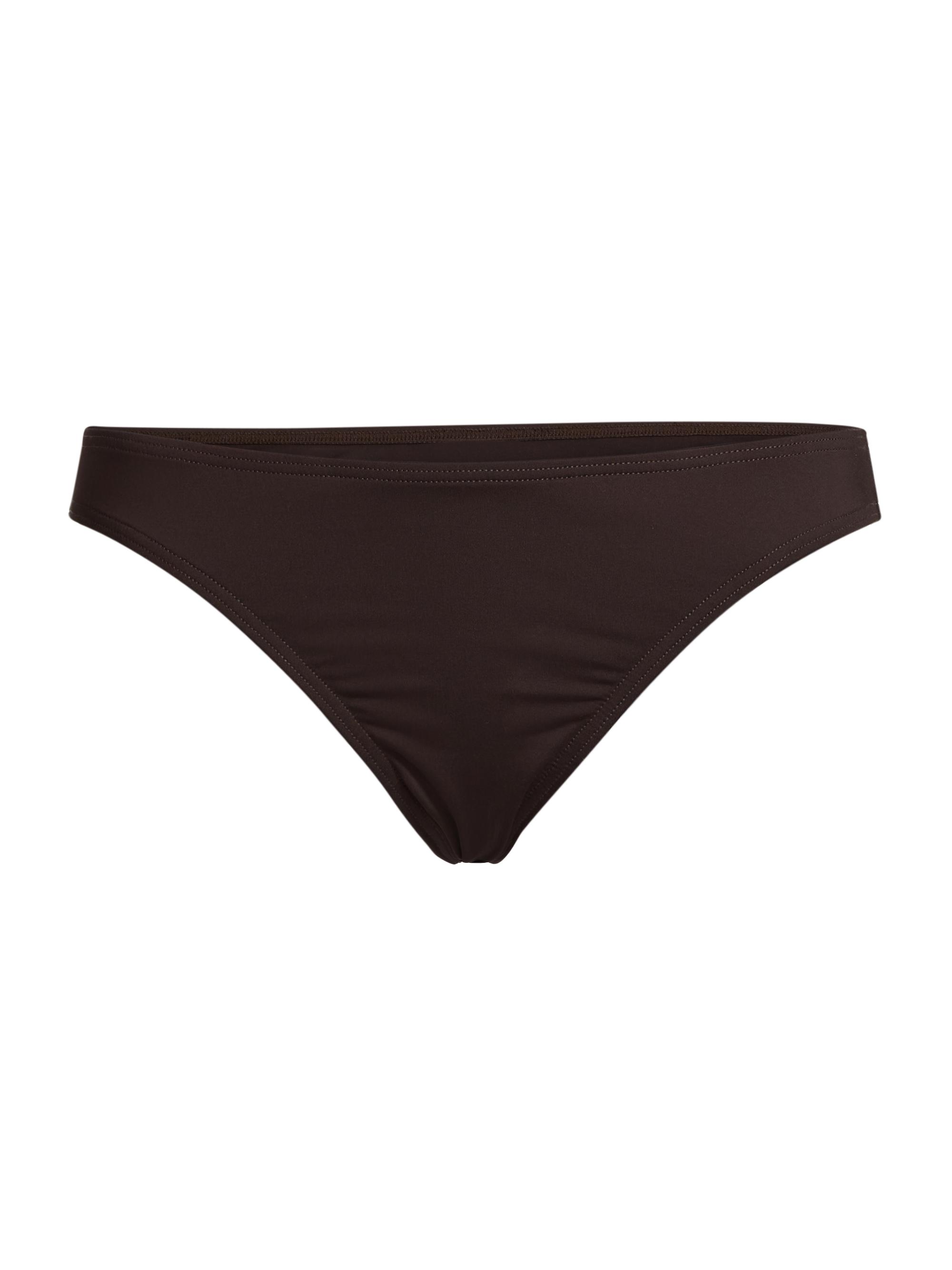 Nili Lotan Women's Stretch Low-Rise Bikini Bottom - Espresso | Thumbnail 7