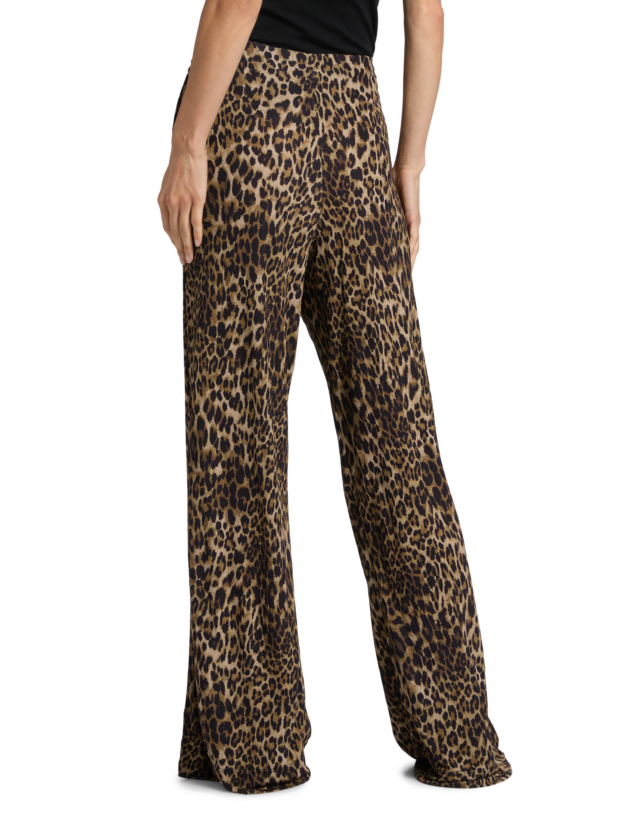 Nili Lotan Adriel Leopard-Print Drawstring Pants | Saks Fifth Avenue
