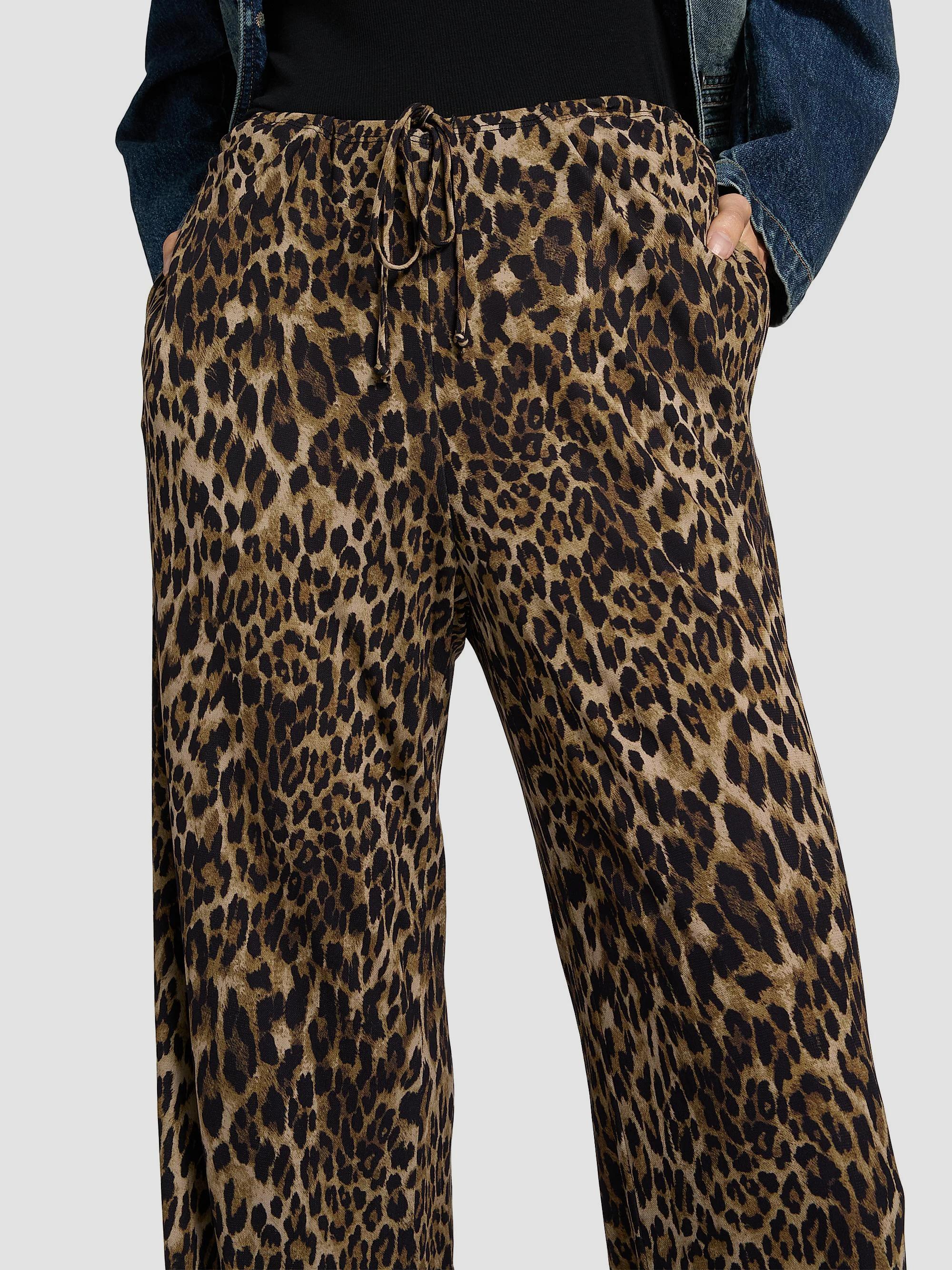 Nili Lotan Adriel Leopard-Print Drawstring Pants | Saks Fifth Avenue