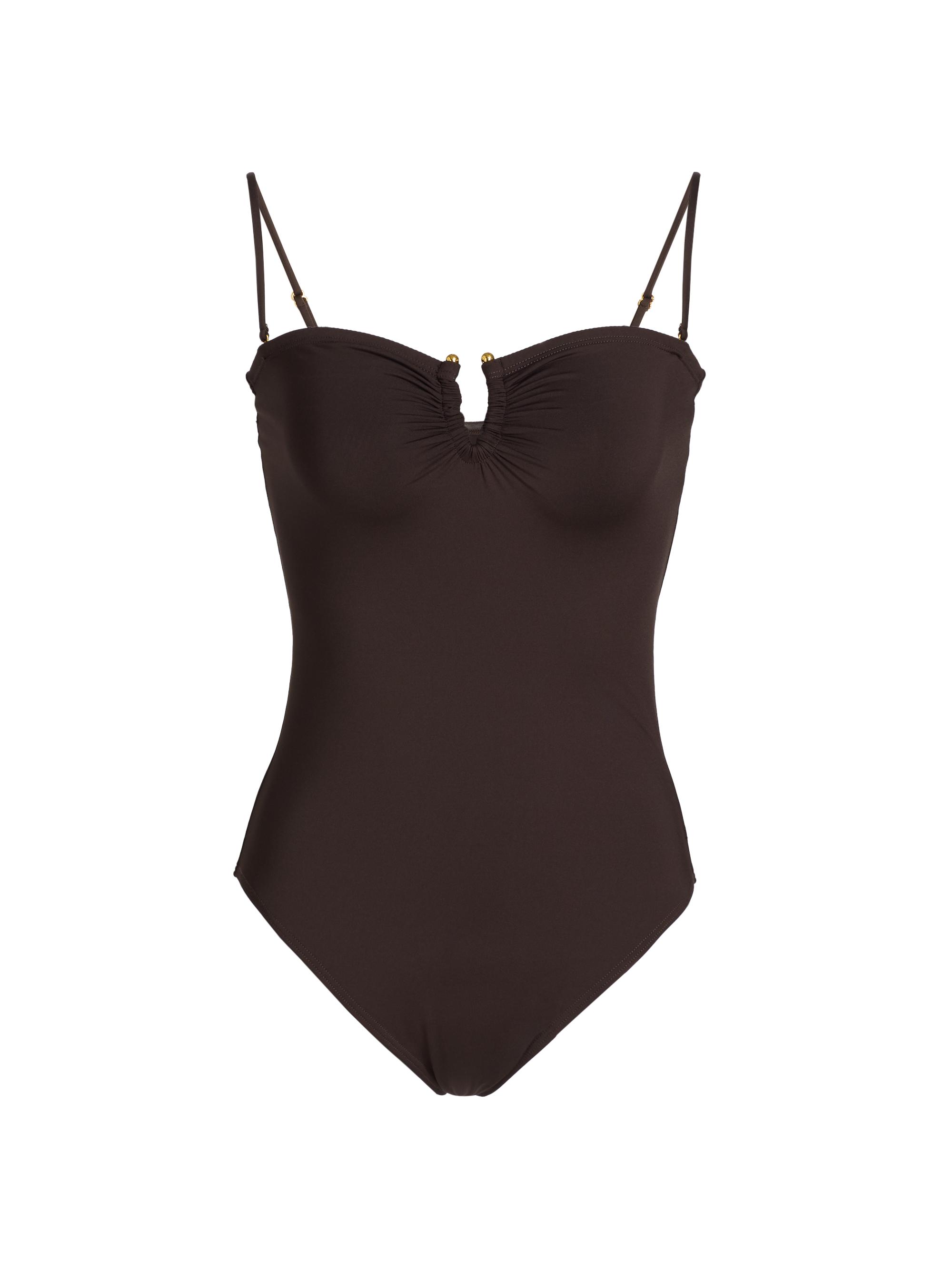 Nili Lotan Women's Semi-Sweetheart One-Piece Swimsuit - Espresso