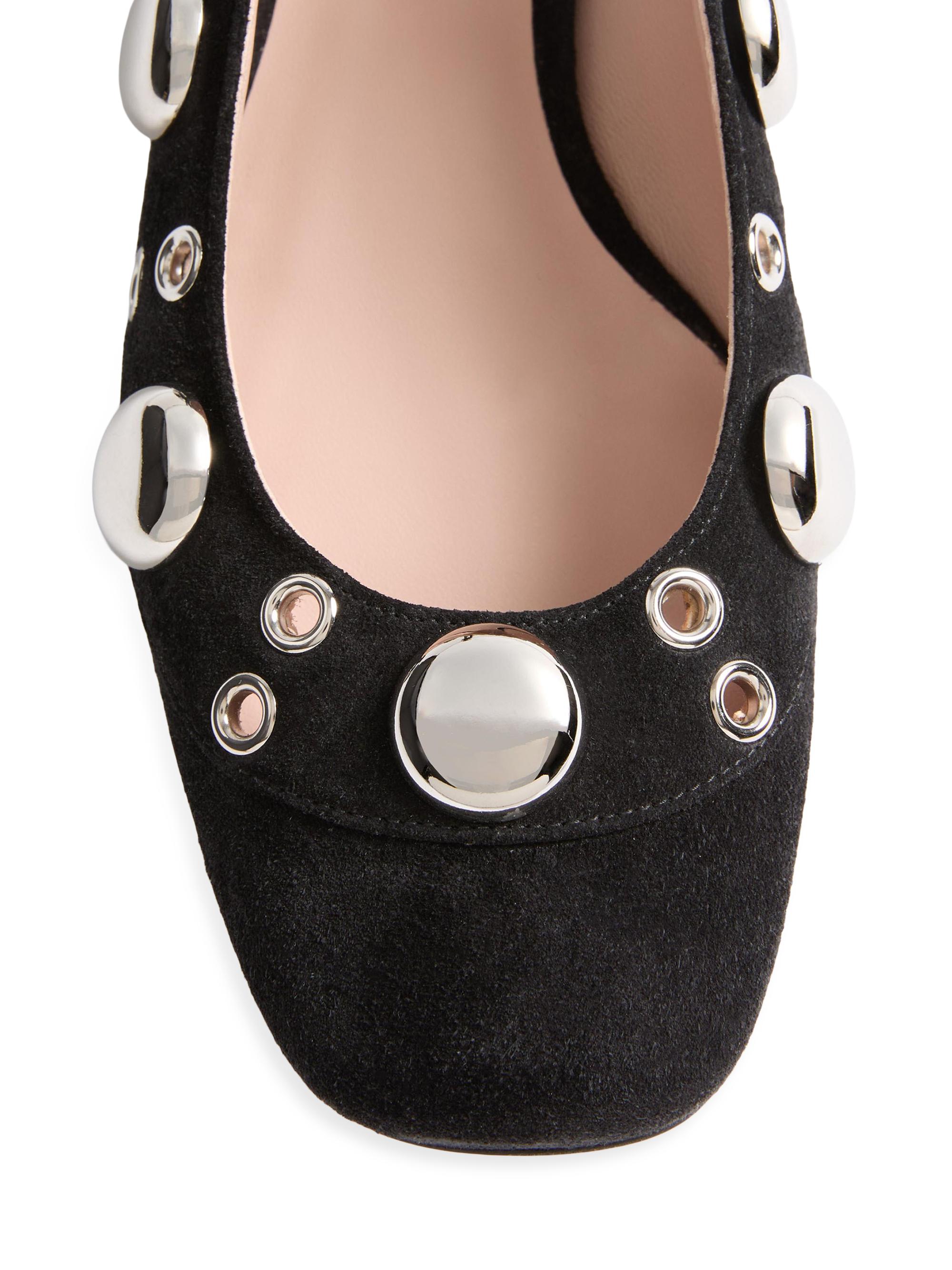 Valentino Garavani Nellcôte Mary-Jane Pumps in White | UK