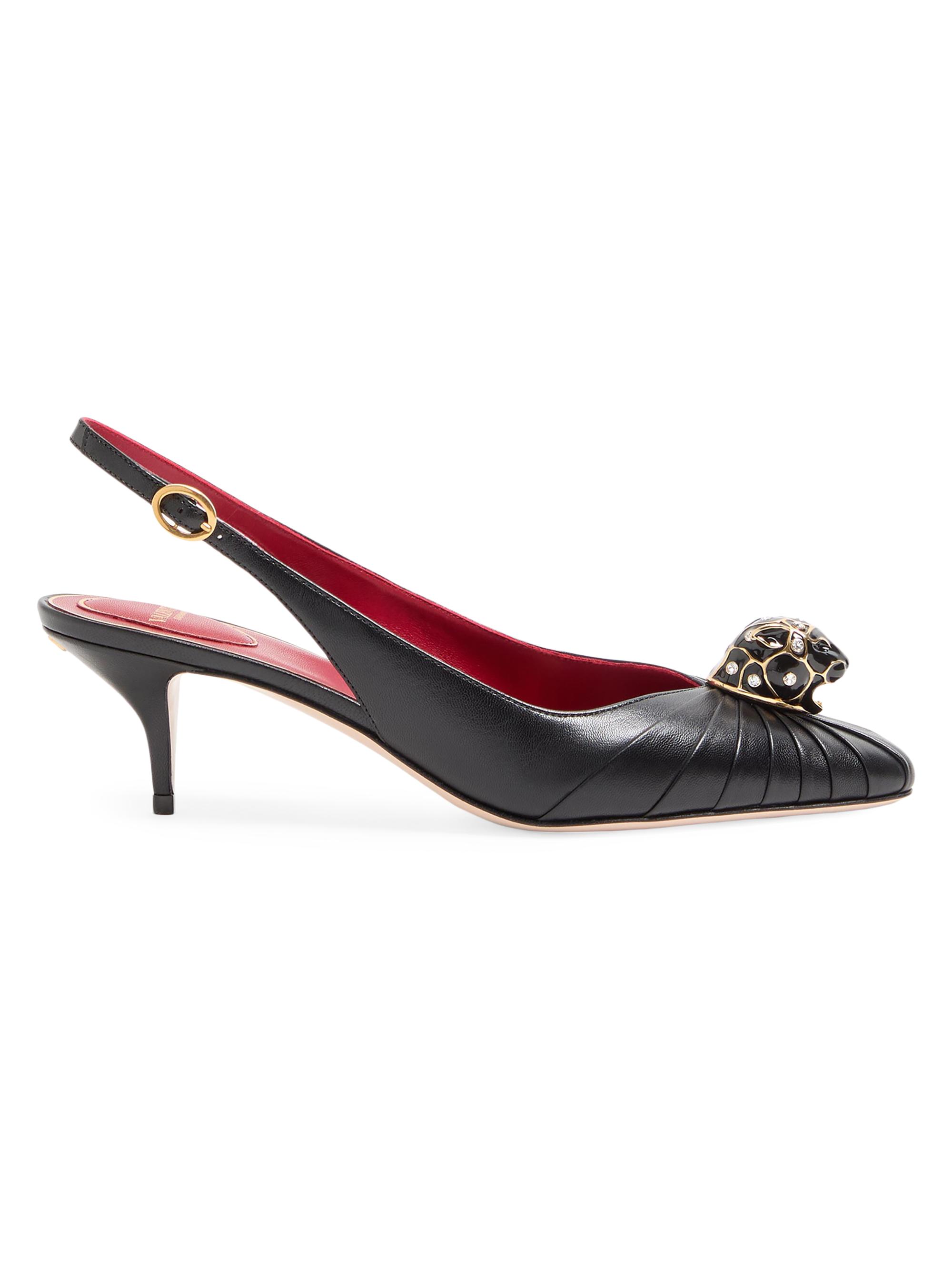 Valentino Garavani Rockstud Bow Slingback Pumps in Patent