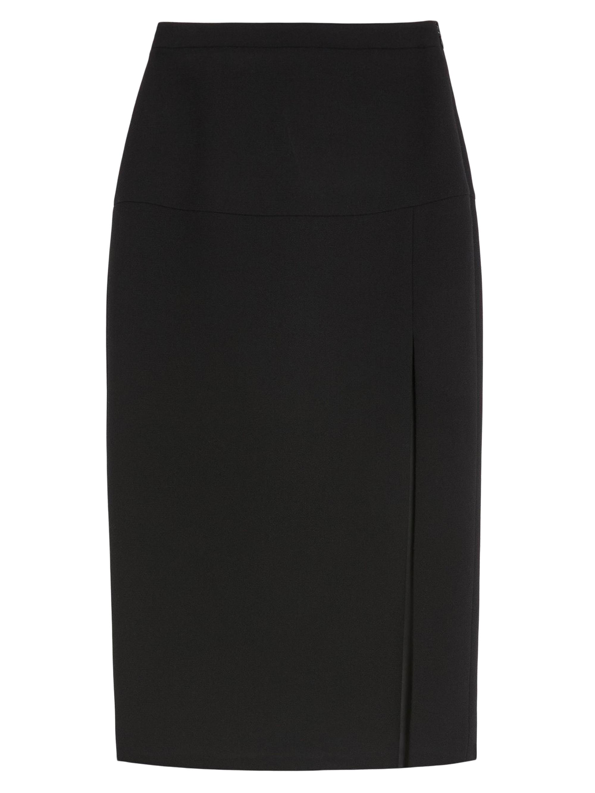 Valentino Garavani Women's Wool Crepe Midi Skirt - Black