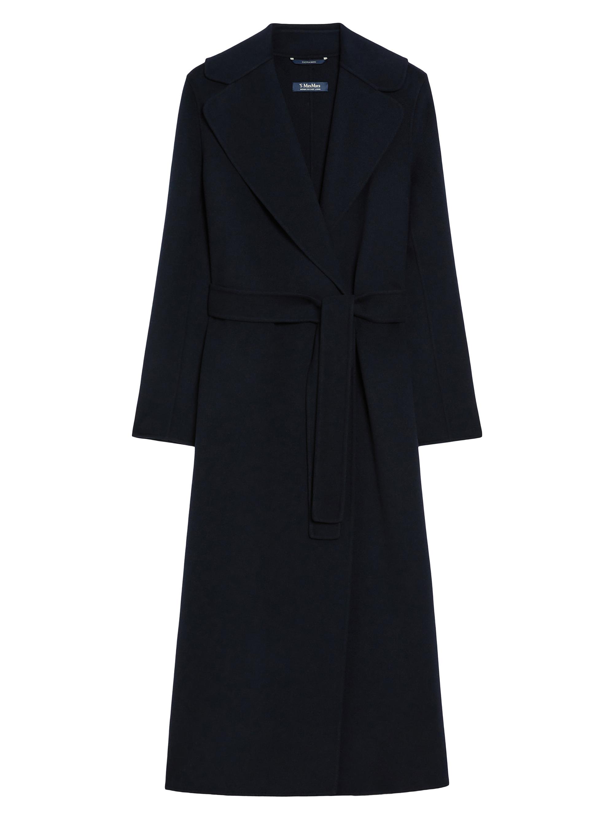 Max Mara Women's Poldo Wool Belted Wrap Coat - Ultramarine