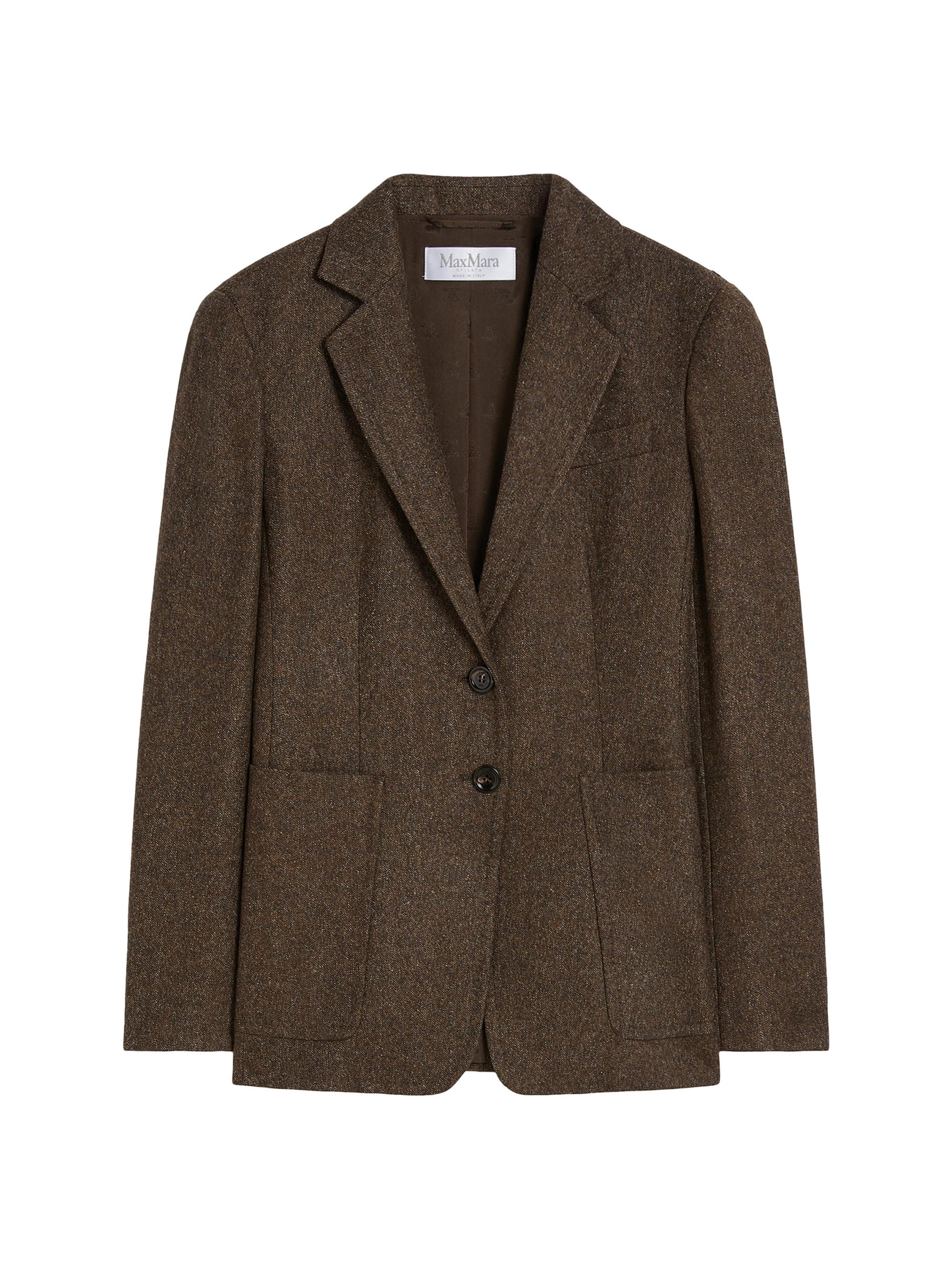 Max Mara Women's Wool Tweed Jacket - Brown