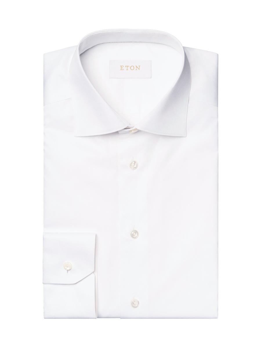 Eton Men's Slim-fit Elevated Twill Shirt In White