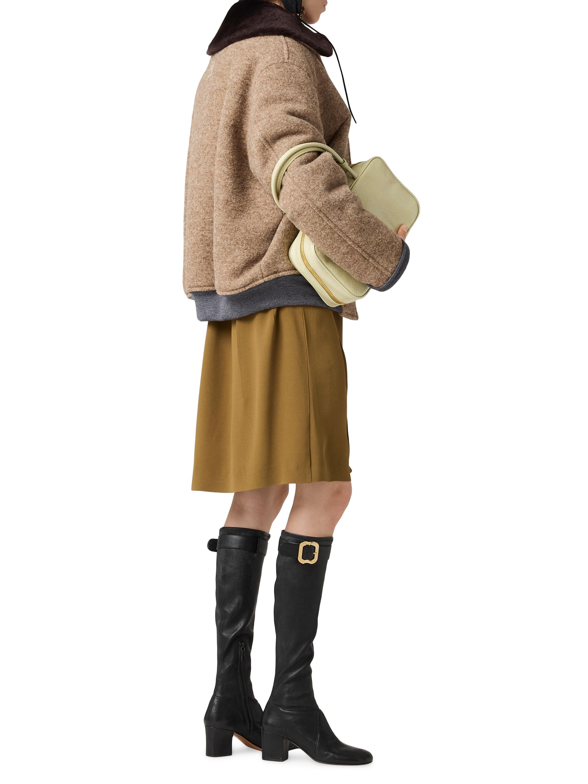 Miu Miu Nappa Leather Boots with Buckle | Saks Fifth Avenue