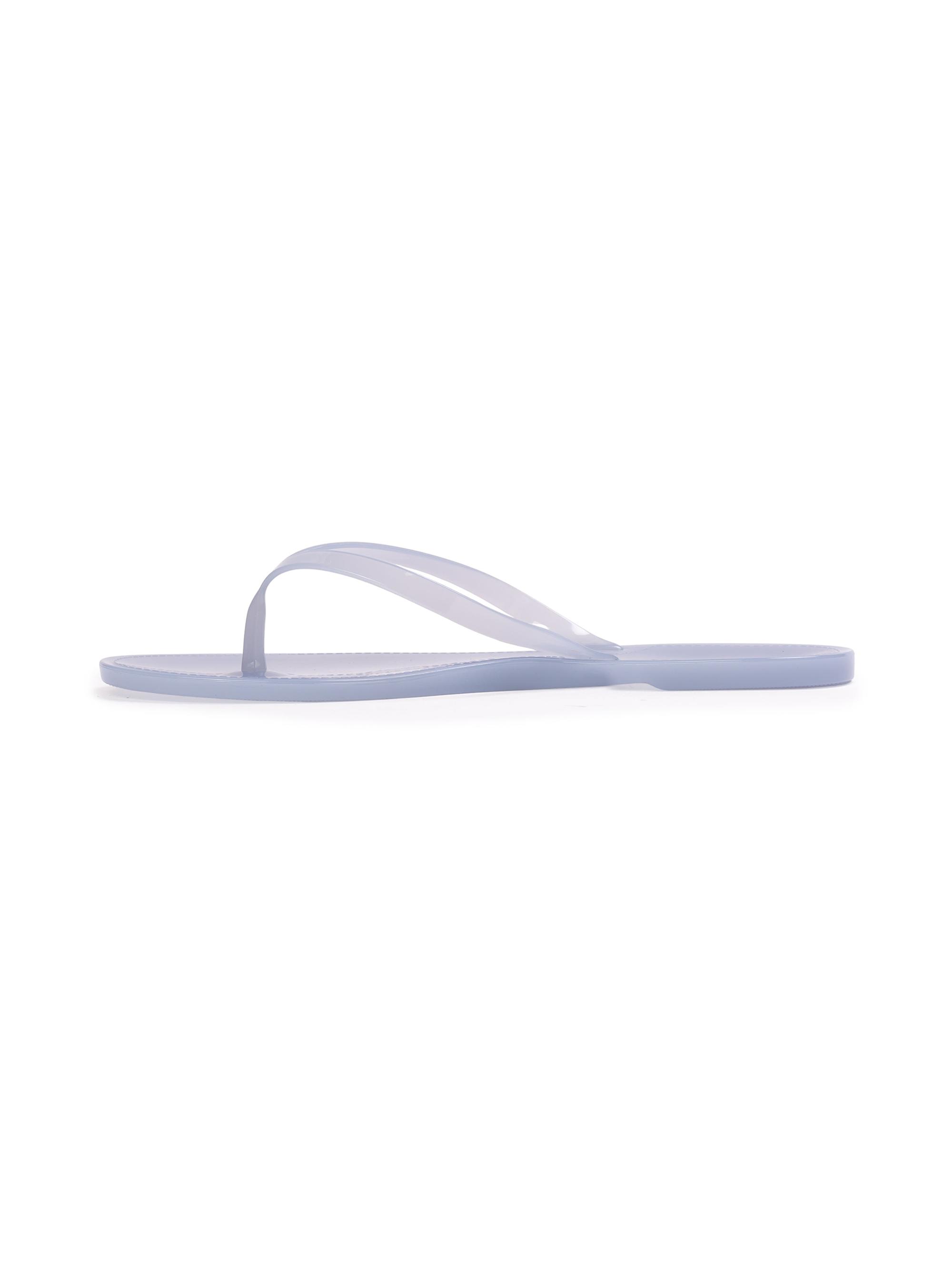 Black Suede Studio Crystal PVC Flip Flops | Saks Fifth Avenue
