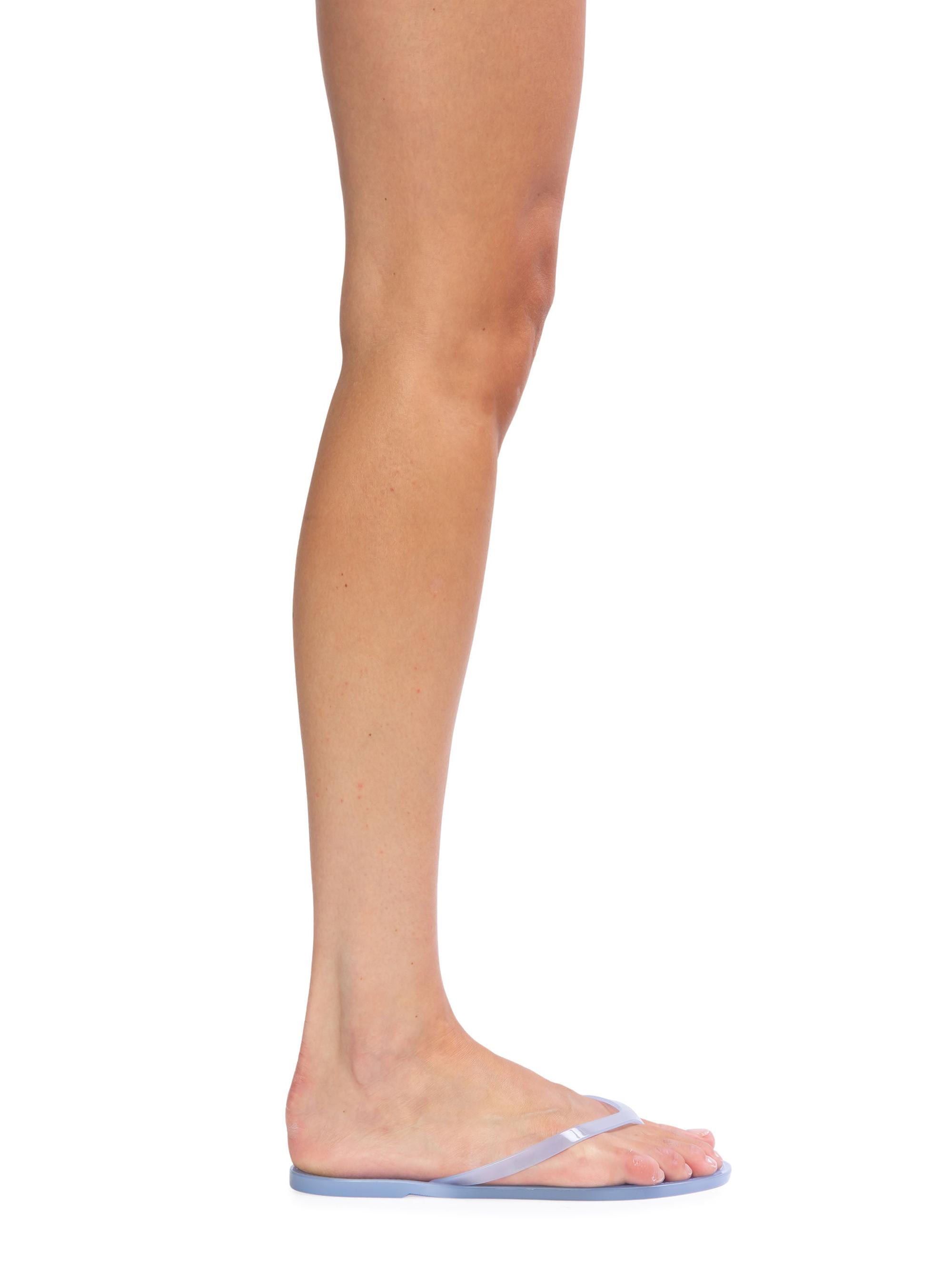 Black Suede Studio Crystal PVC Flip Flops | Saks Fifth Avenue