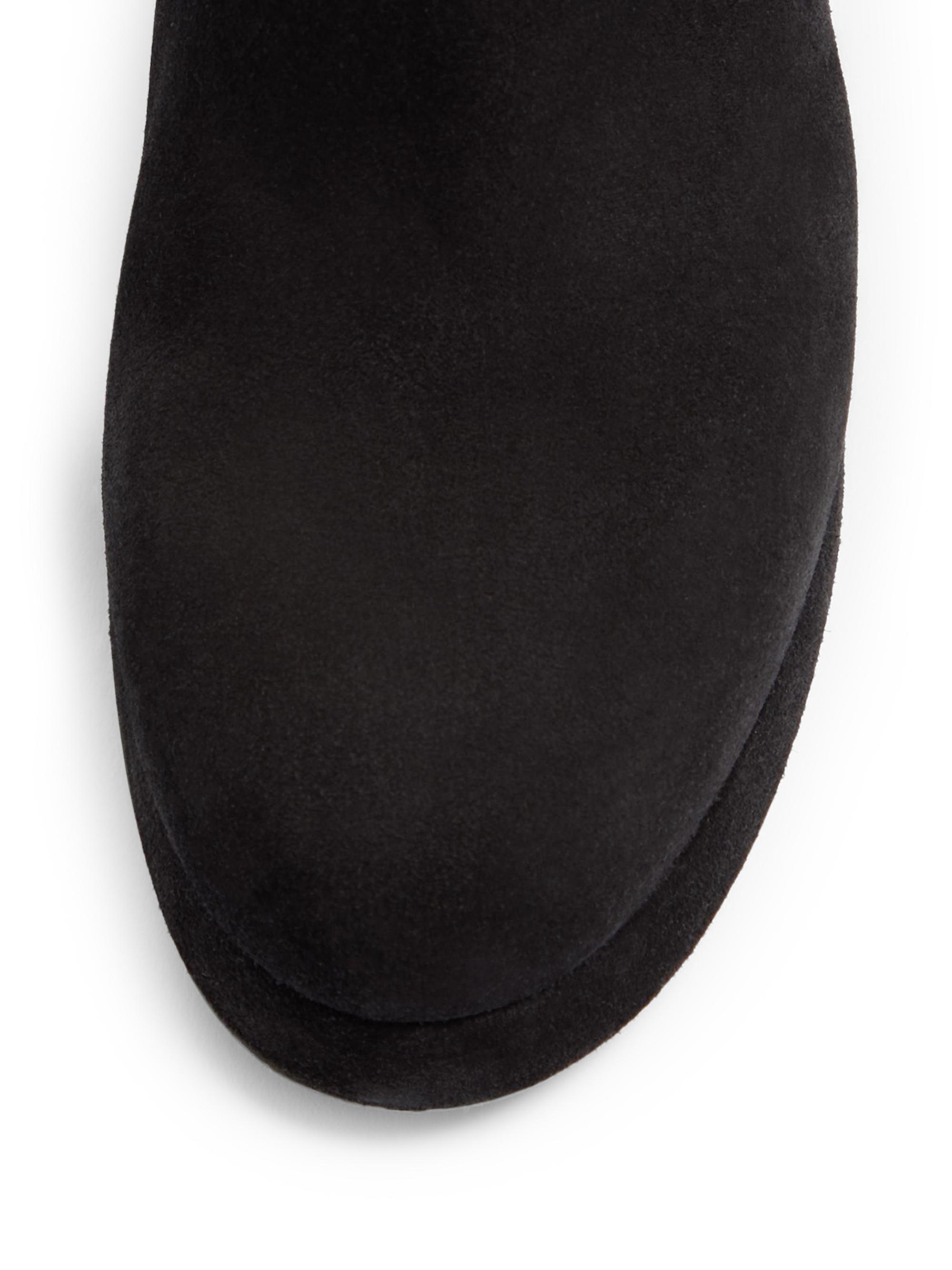 Valentino Garavani Fawcette 90MM Platform Boots in Crust Leather