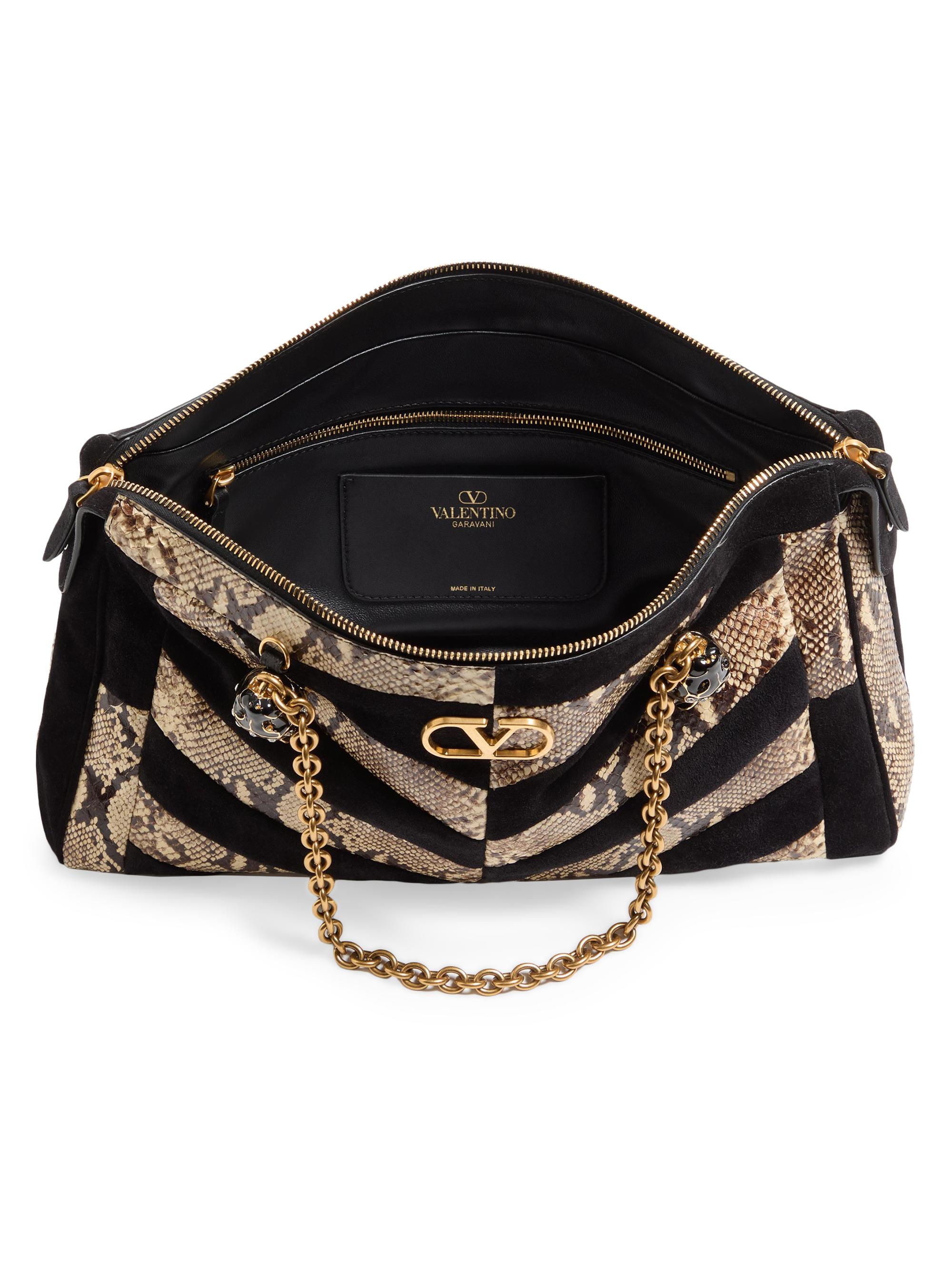 Valentino Garavani Panthea Shoulder Bag with Chevron Motif | Saks