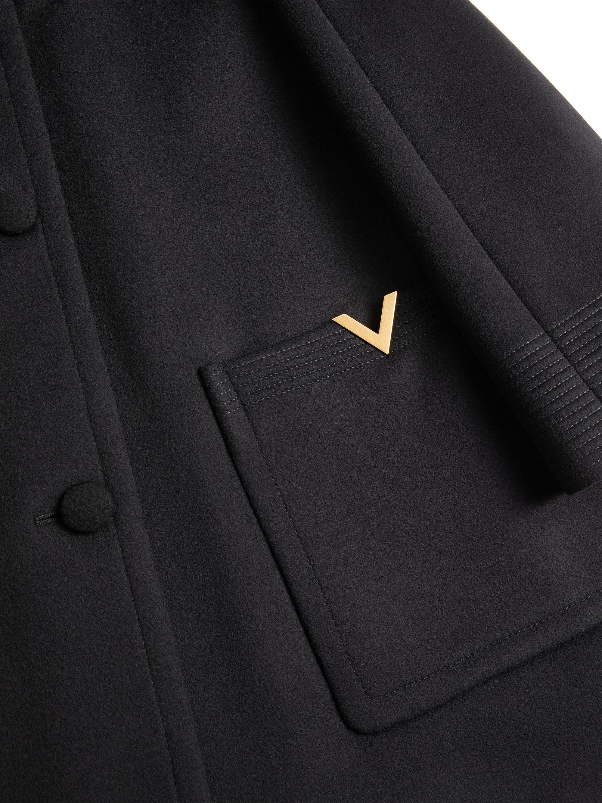 Valentino Garavani Wool Drape Coat | Saks Fifth Avenue