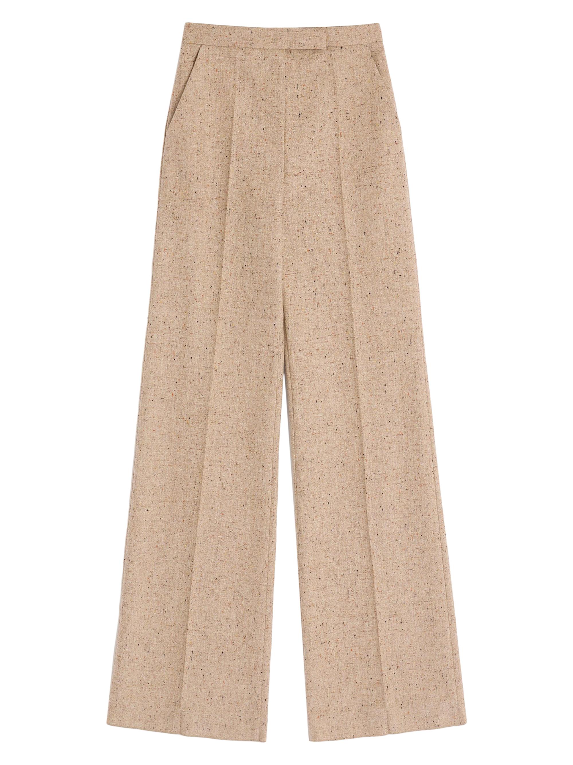 Valentino Garavani Women's Natté Buttoned Weave Pants -  Beige