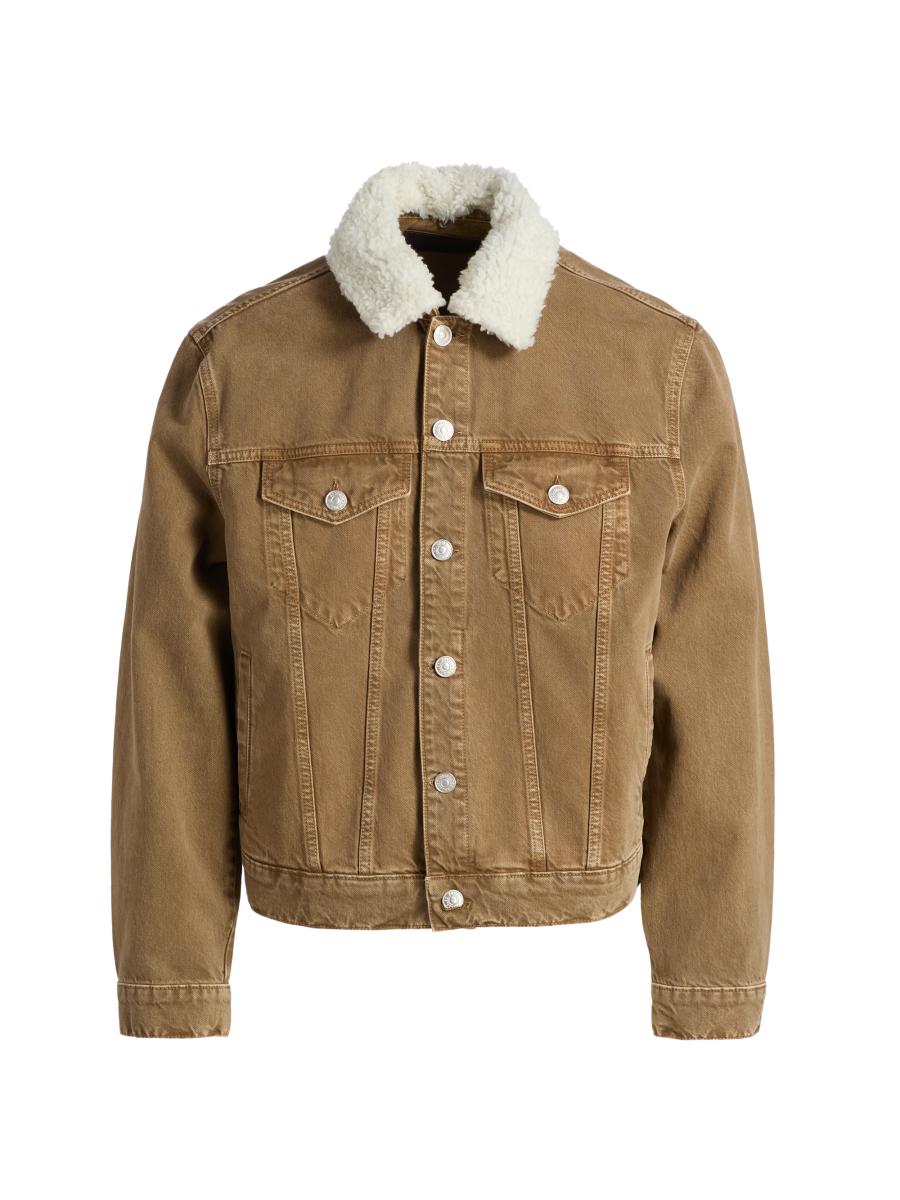 Paige Erickson Sherpa-Collar Denim Jacket | Saks Fifth Avenue
