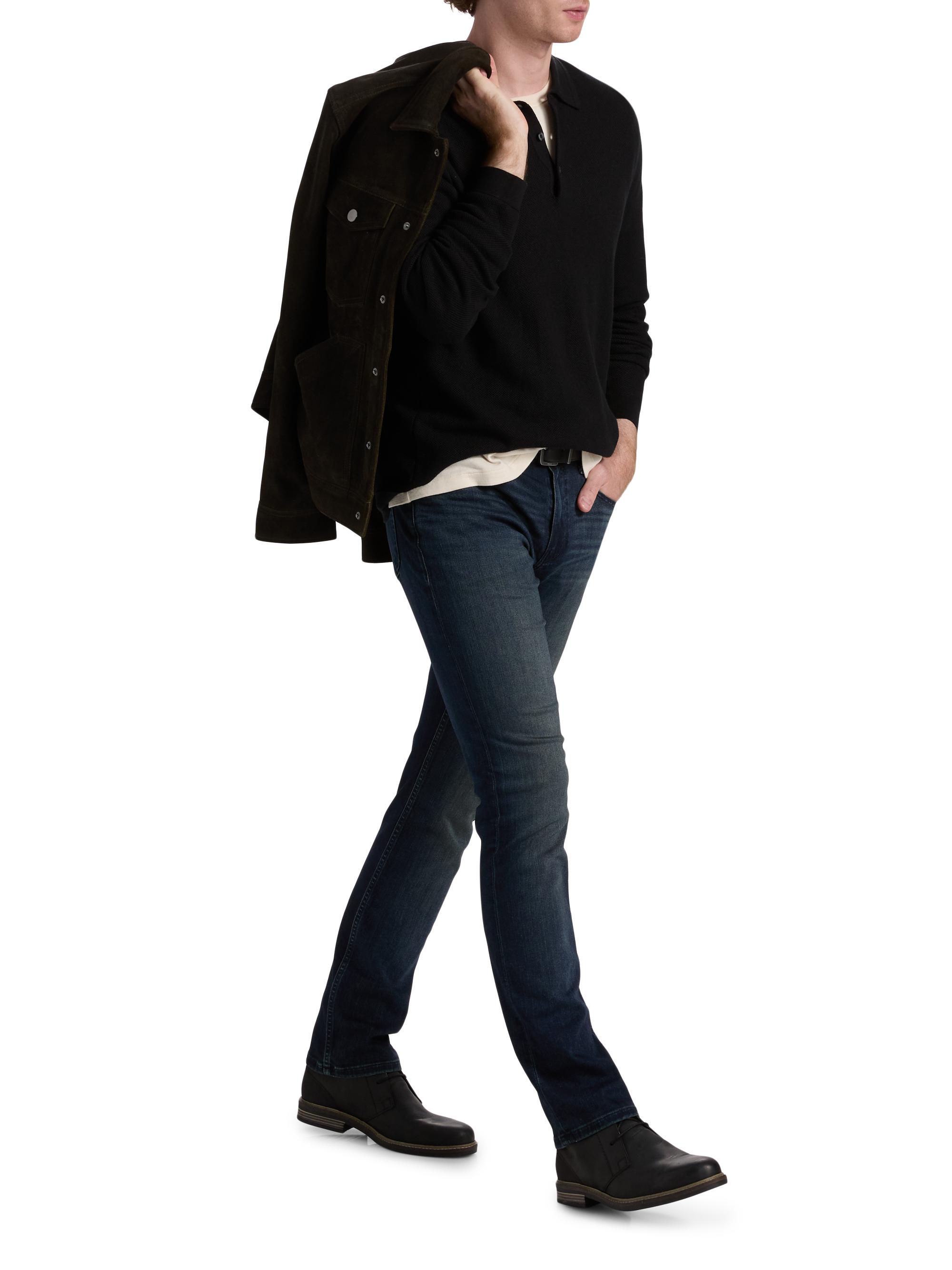 Paige Federal Slim Straight Jeans | Saks Fifth Avenue