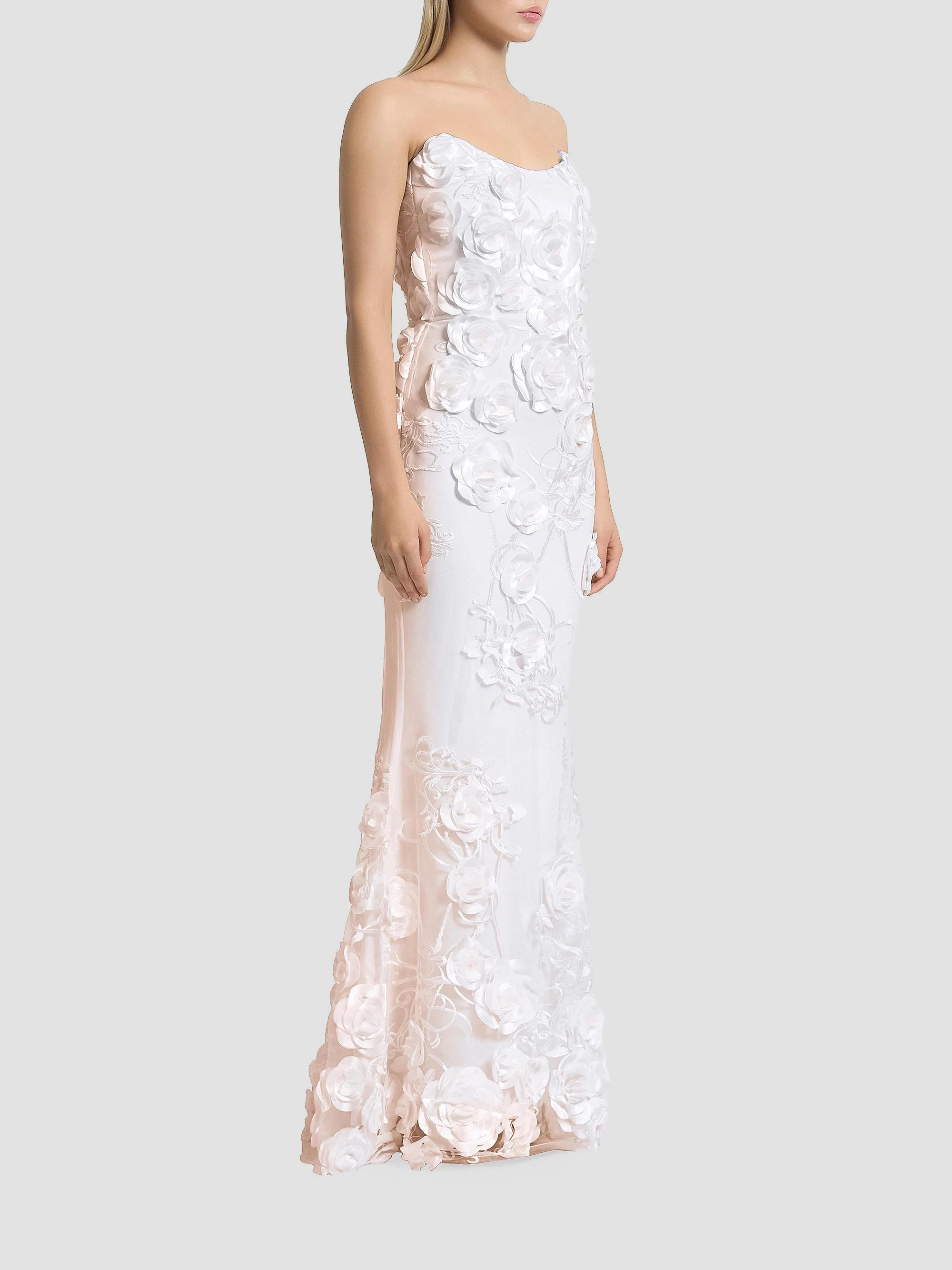 ZHIVAGO Aonia Floral Appliqué Mermaid Gown | Saks Fifth Avenue