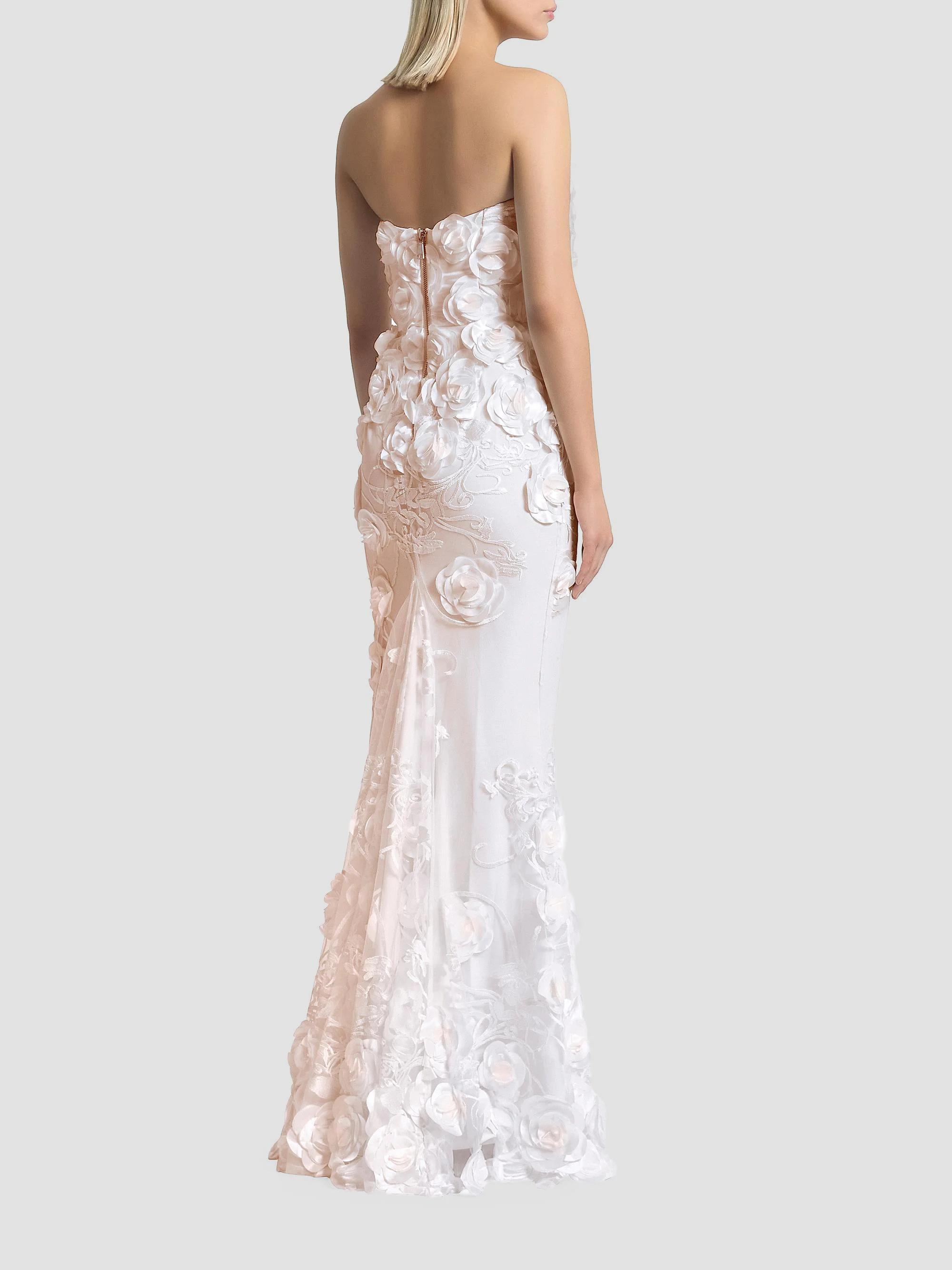 ZHIVAGO Aonia Floral Appliqué Mermaid Gown | Saks Fifth Avenue