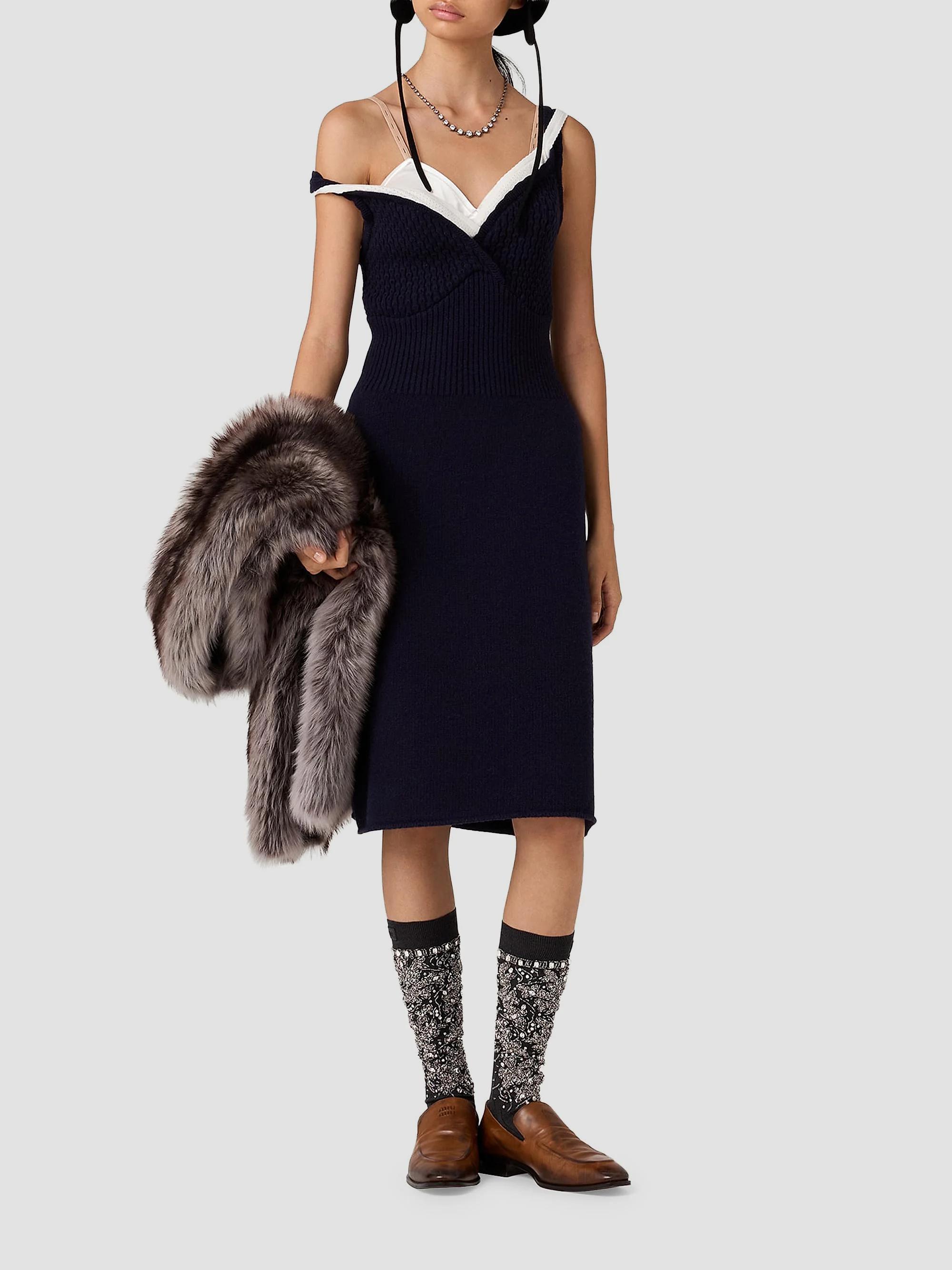 Miu Miu Wool Knit Tank Dress