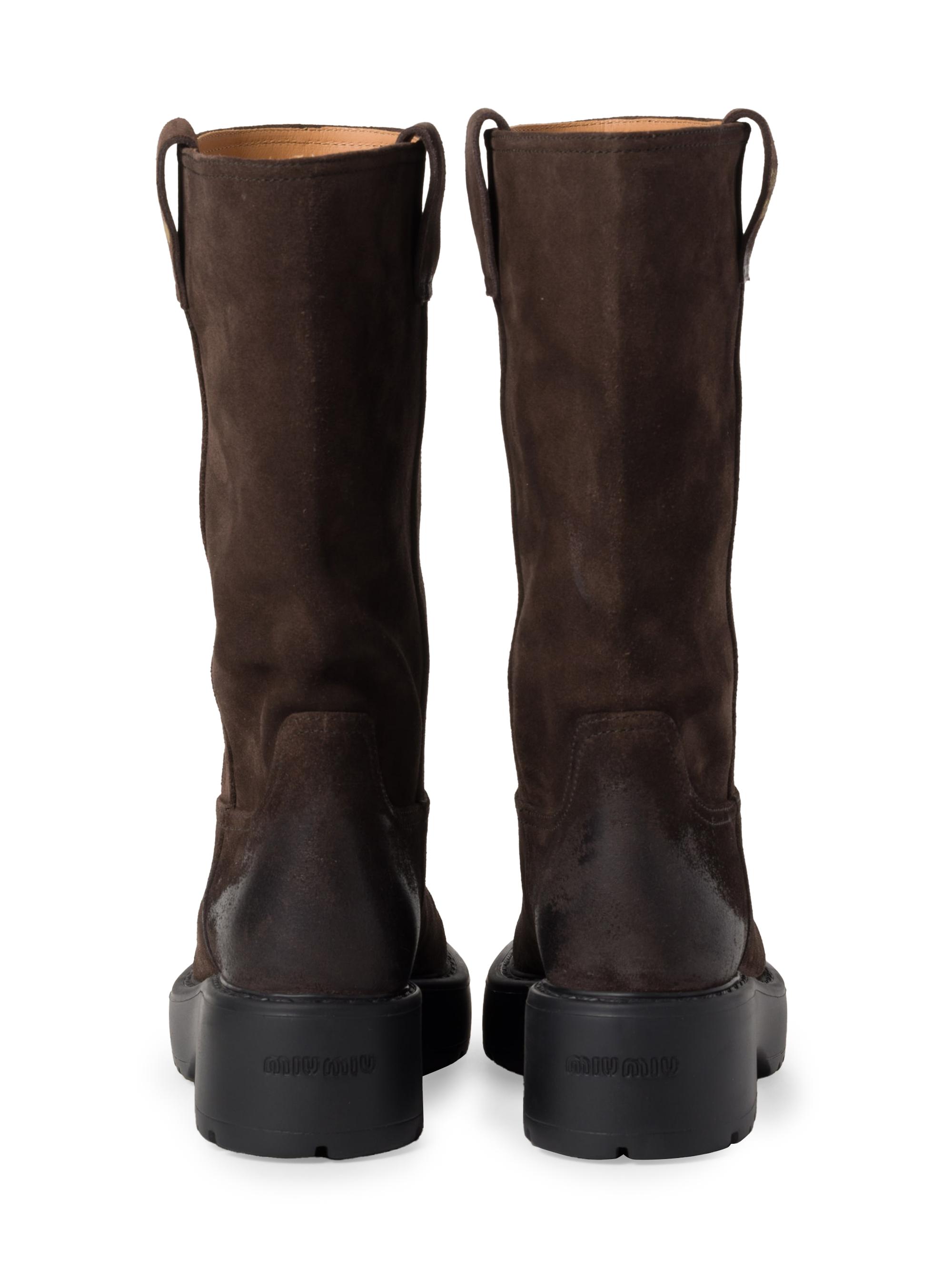 Miu Miu Suede Boots | Saks Fifth Avenue