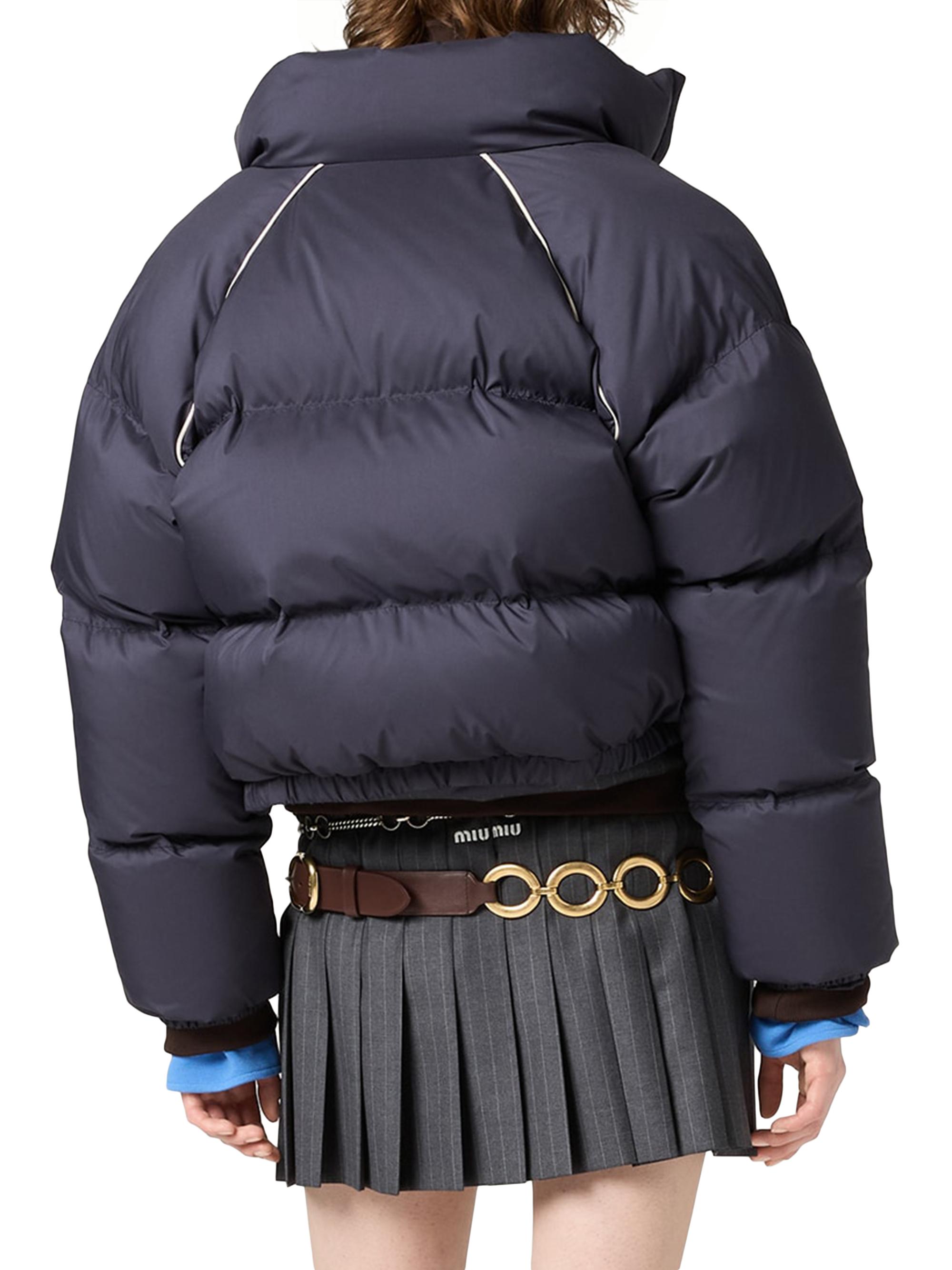 Miu Miu Technical Ponge Down Jacket | Saks Fifth Avenue