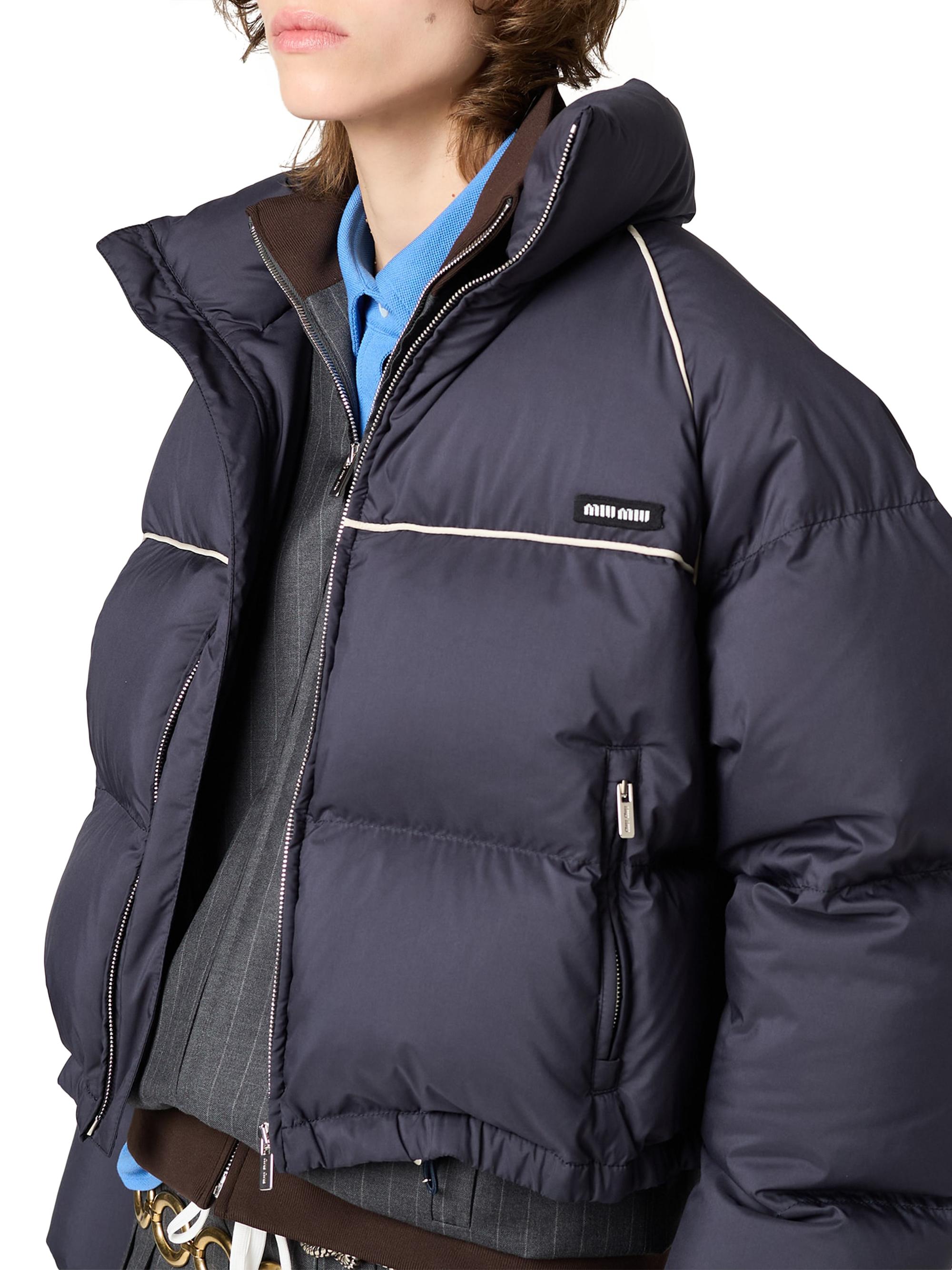 Miu Miu Technical Ponge Down Jacket | Saks Fifth Avenue