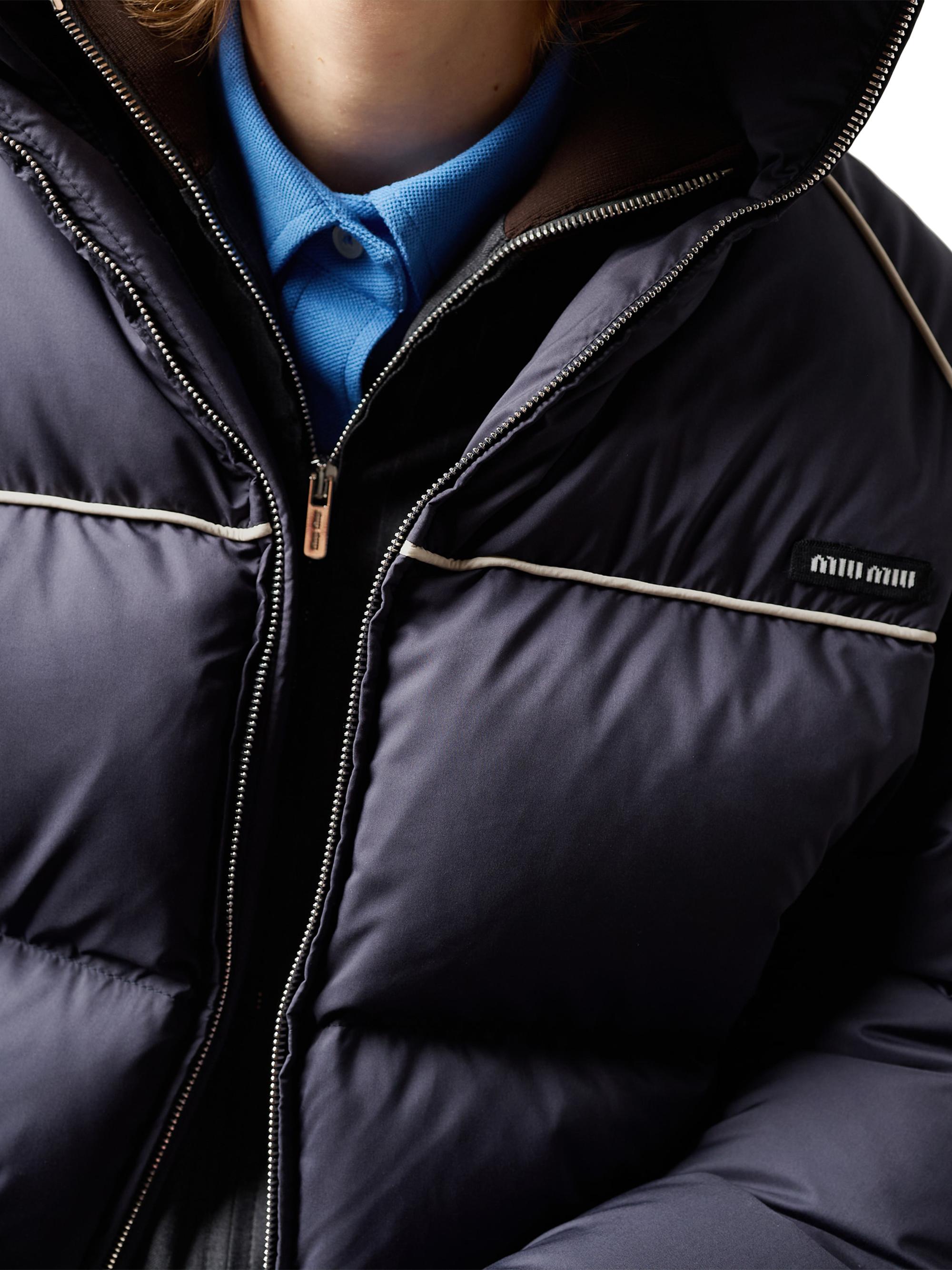 Miu Miu Technical Ponge Down Jacket | Saks Fifth Avenue