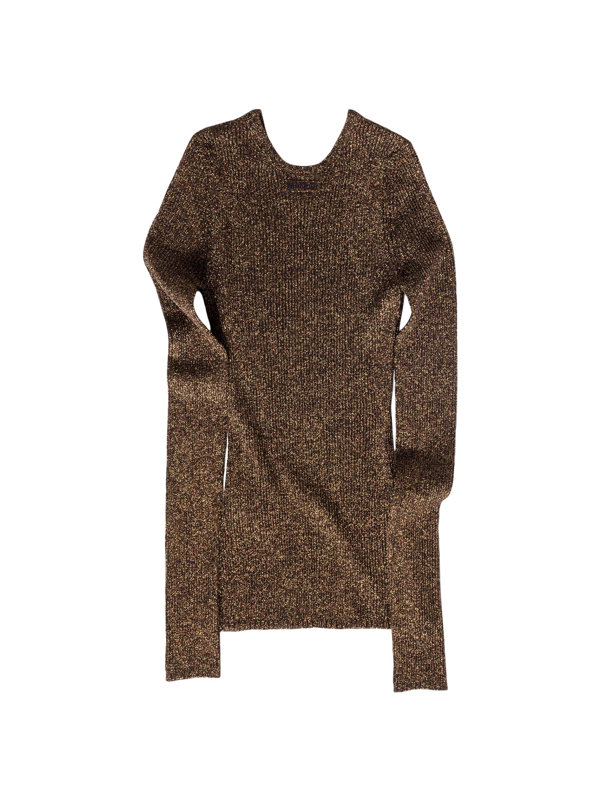 Miu Miu Lurex V Neck Sweater | Saks Fifth Avenue