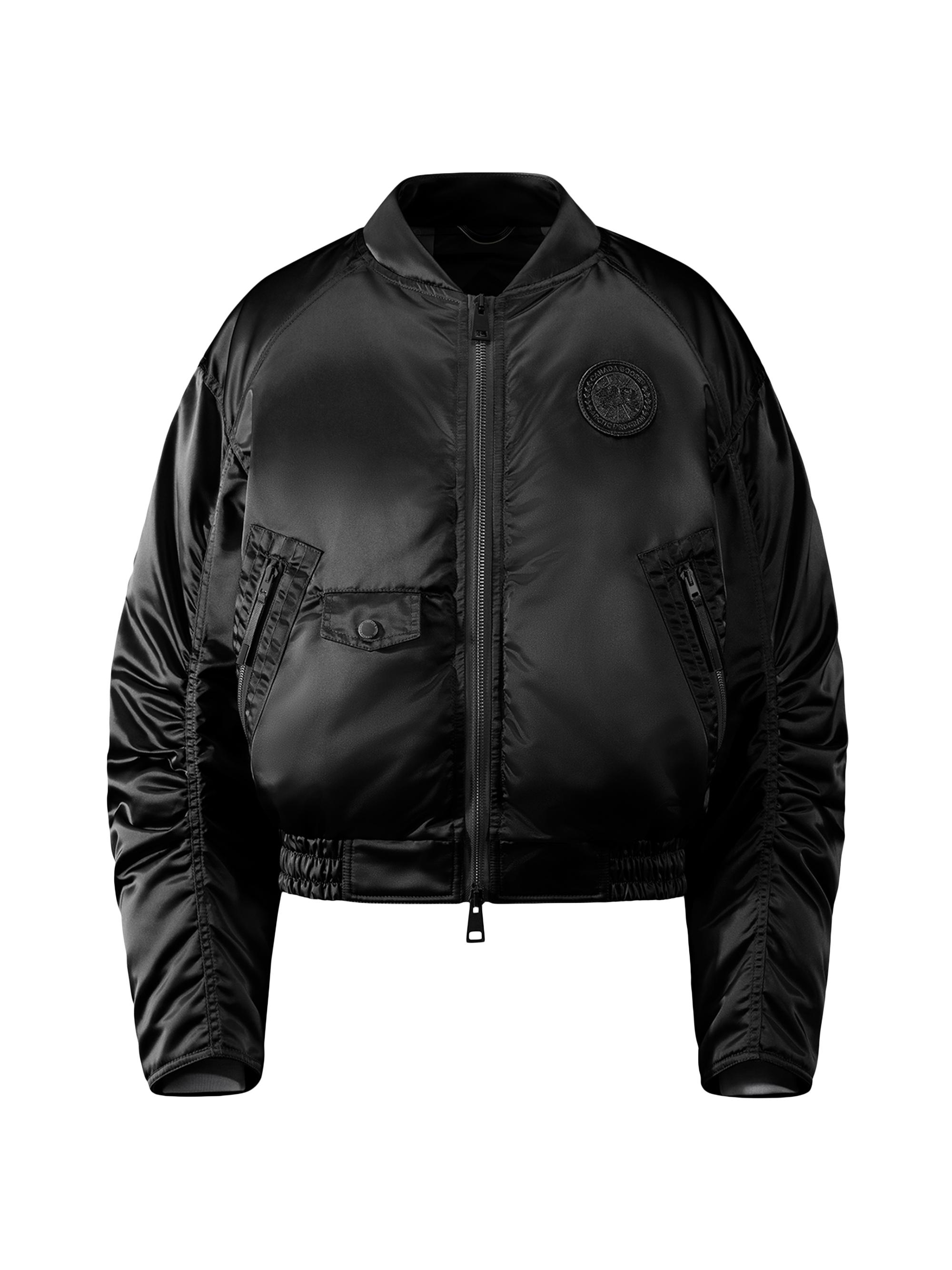 Canada Goose Women's Jade Satin & Down Bomber Jacket - Black
