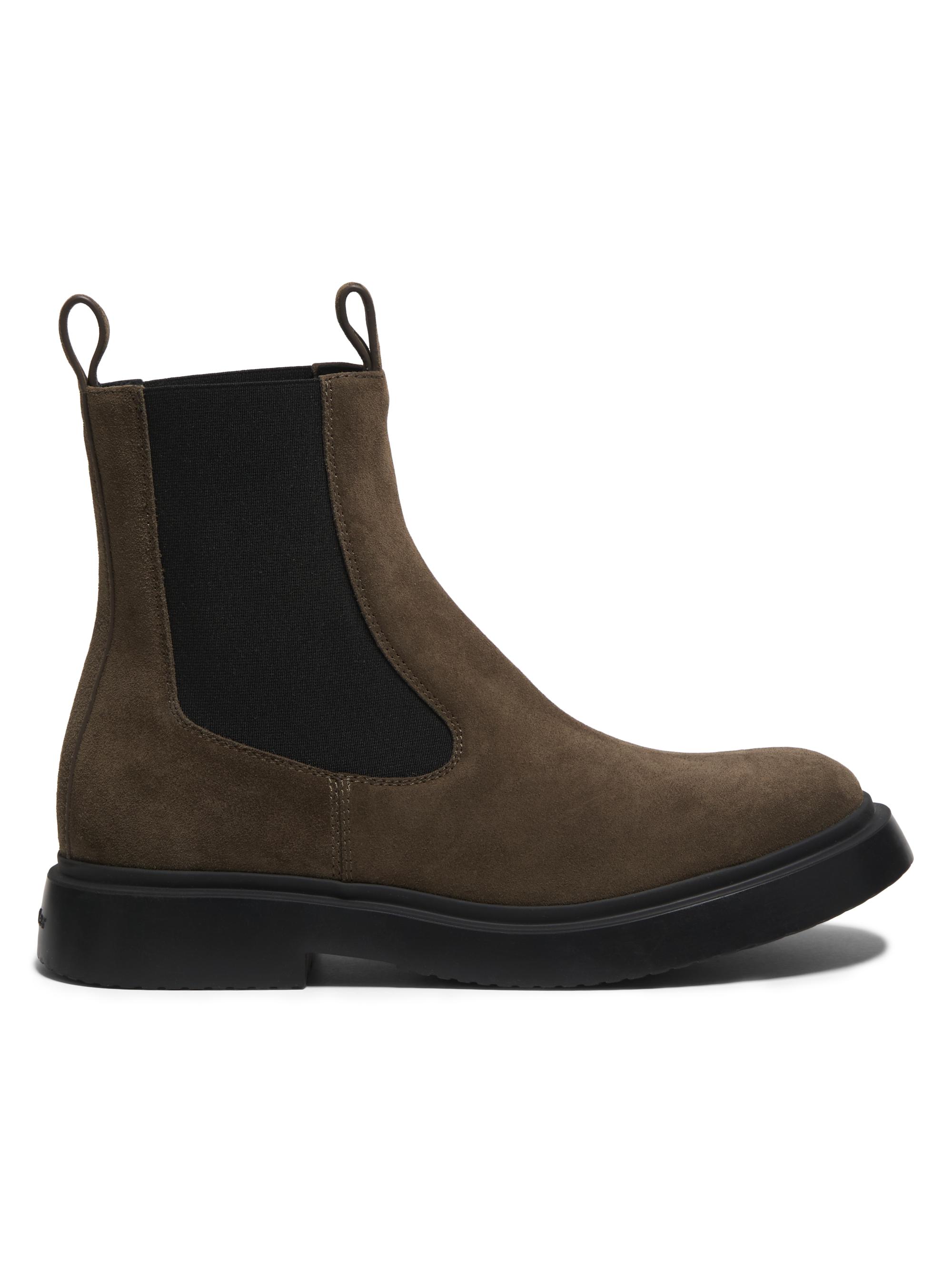 Proenza Schouler Women's Bank 25MM Suede Chelsea Boots - Bark