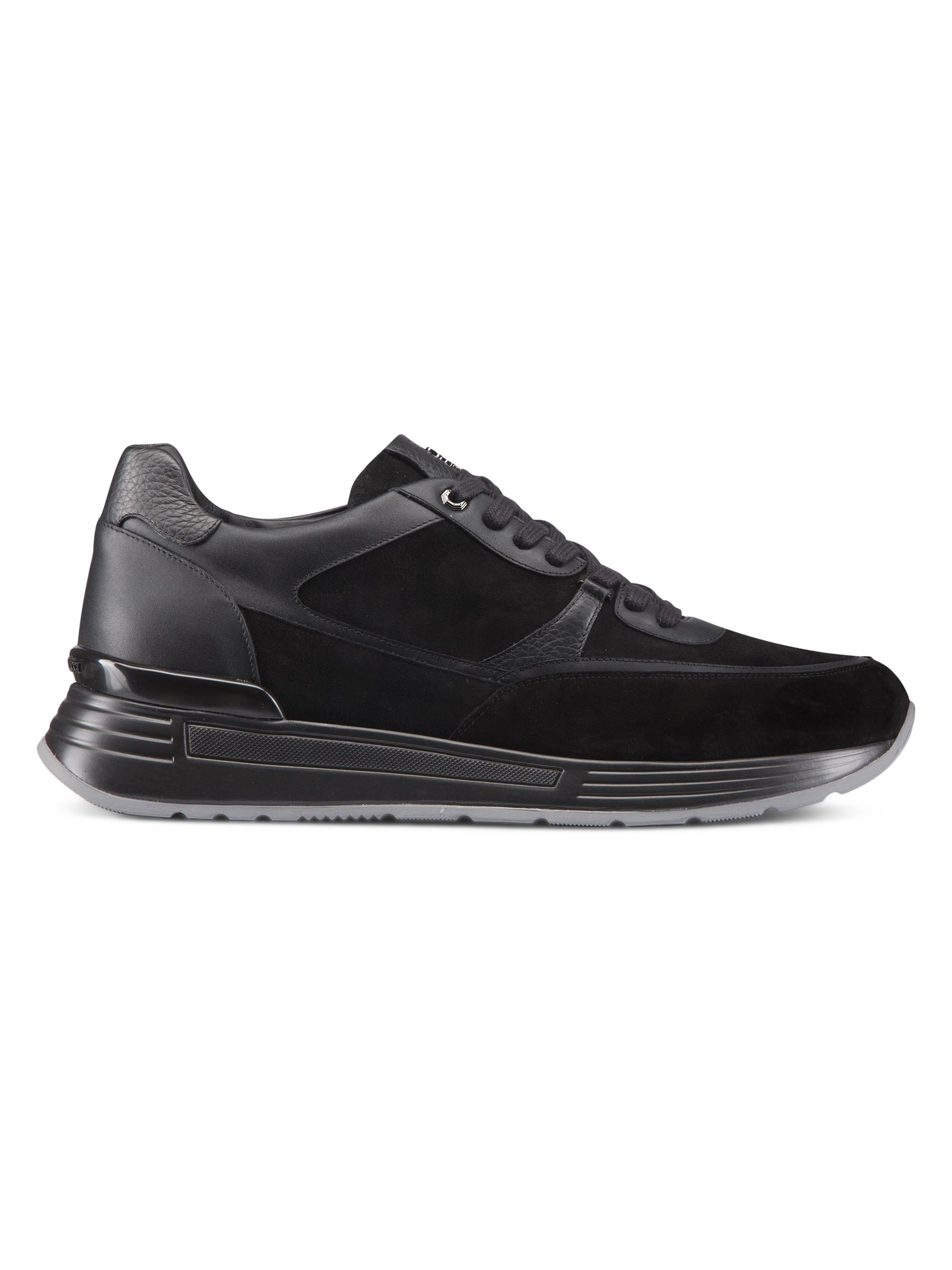 Stefano Ricci Men's Calf Leather Sneakers - Black
