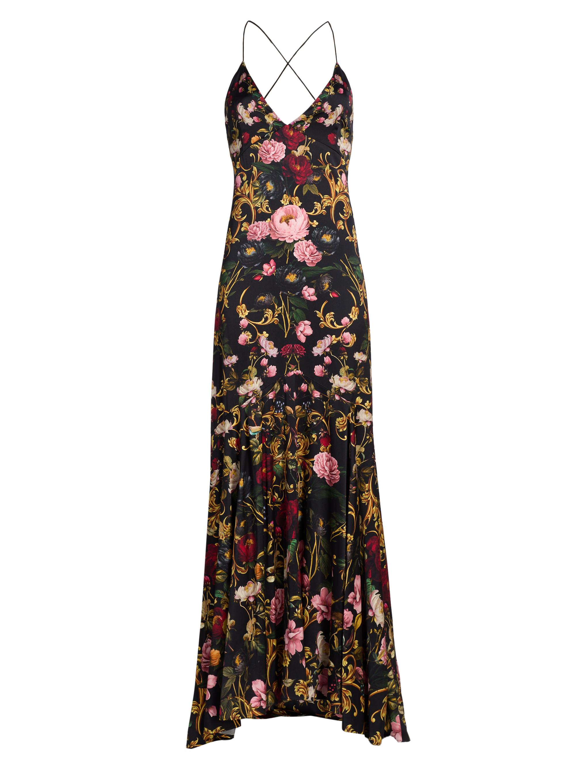 Alice + Olivia Loma Floral Maxi Slipdress | Saks Fifth Avenue