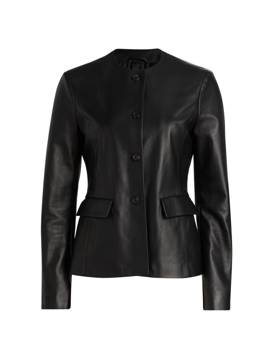 Armarium Women's Ramona Leather Jacket In Black