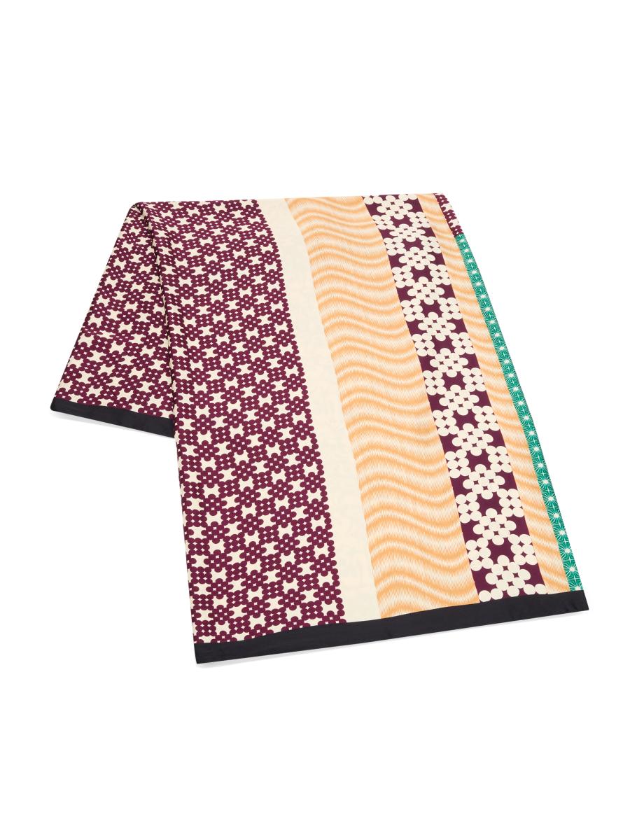 Dries Van Noten Men's Flora Geometric Scarf In Multi