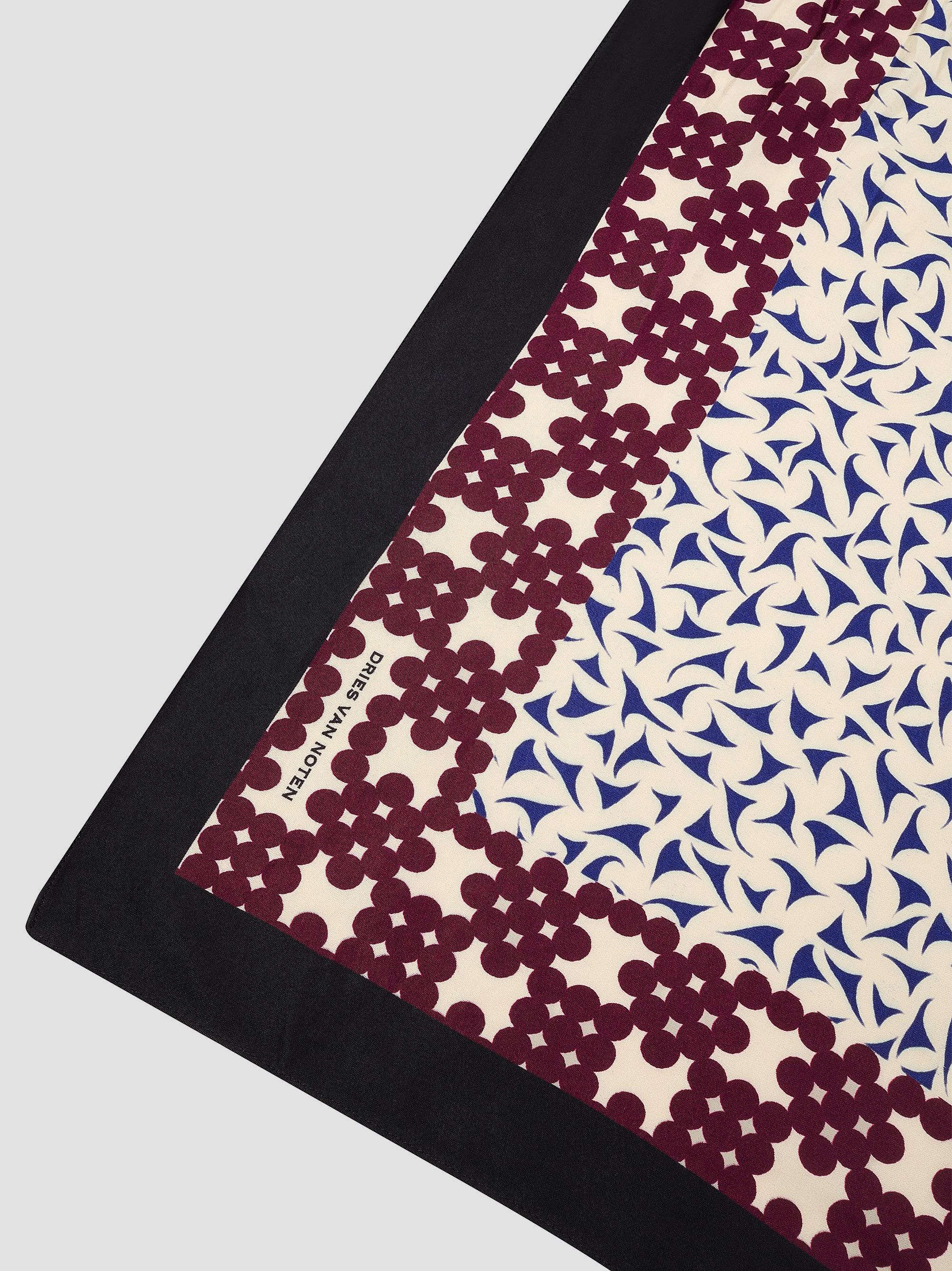 Dries Van Noten Flora Geometric Scarf | Saks Fifth Avenue