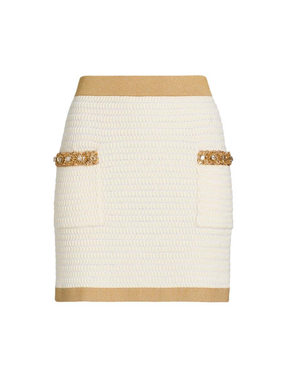 Milly Women's Reggie Crystal-embellished Miniskirt