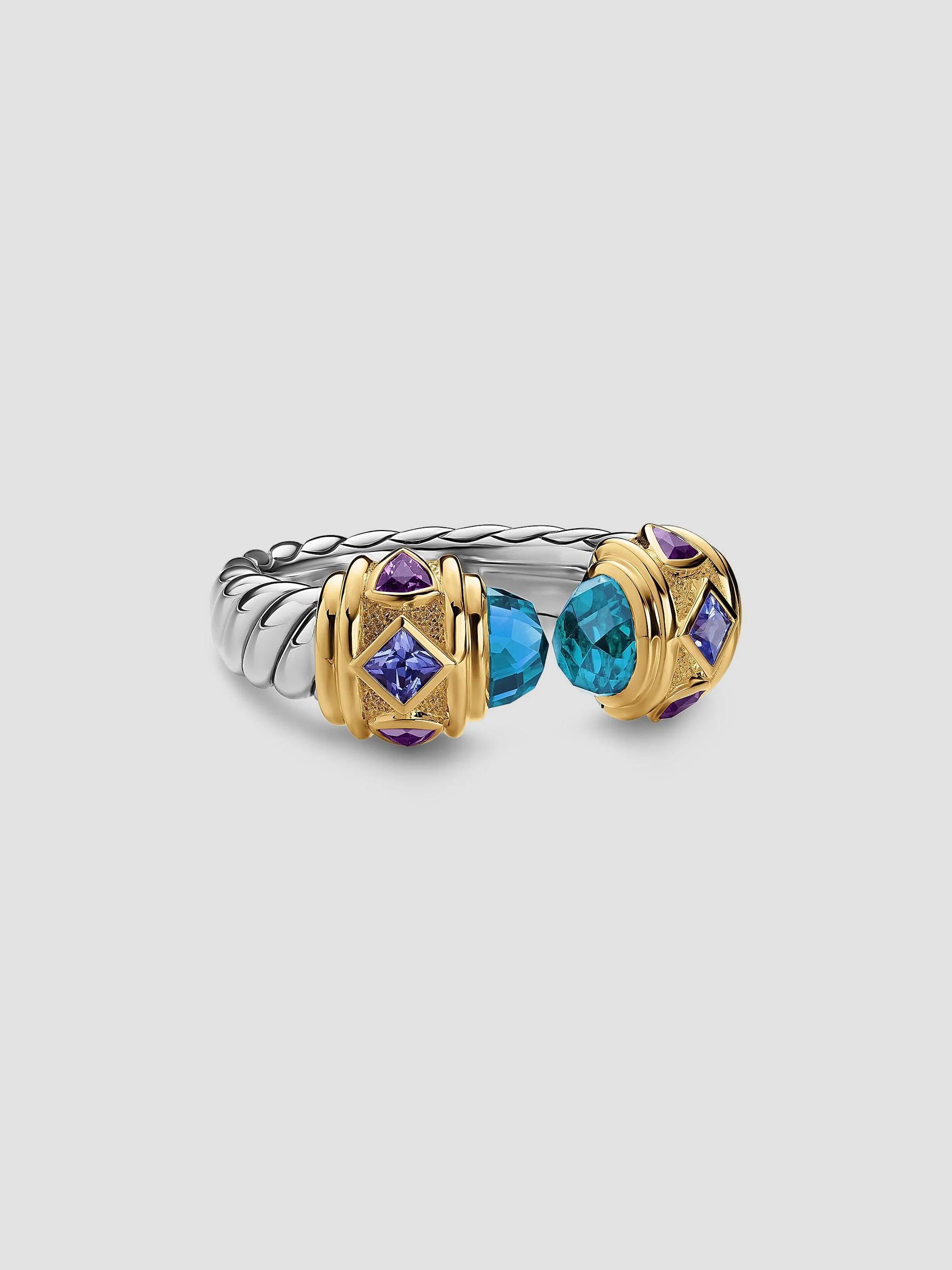David Yurman Renaissance Color Ring in Sterling Silver | Saks Fifth Avenue