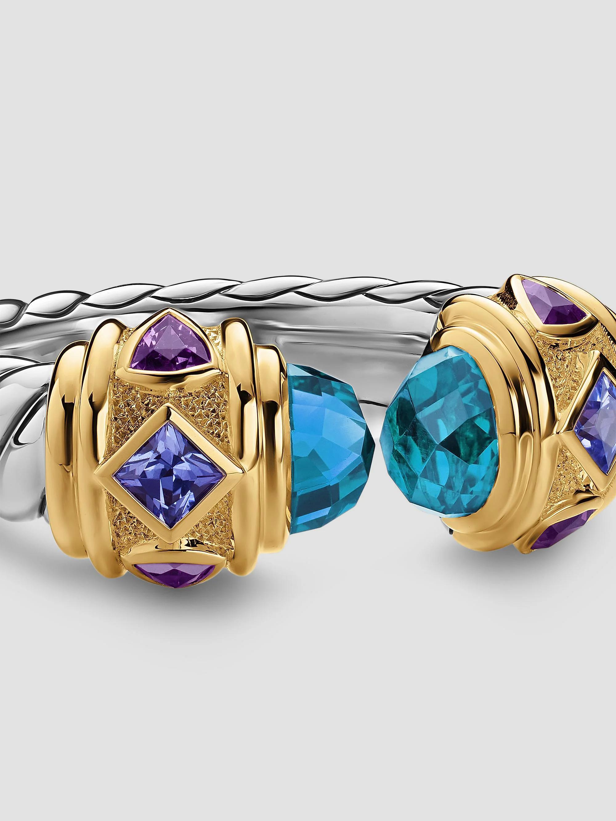 David Yurman Renaissance Color Ring in Sterling Silver | Saks Fifth Avenue