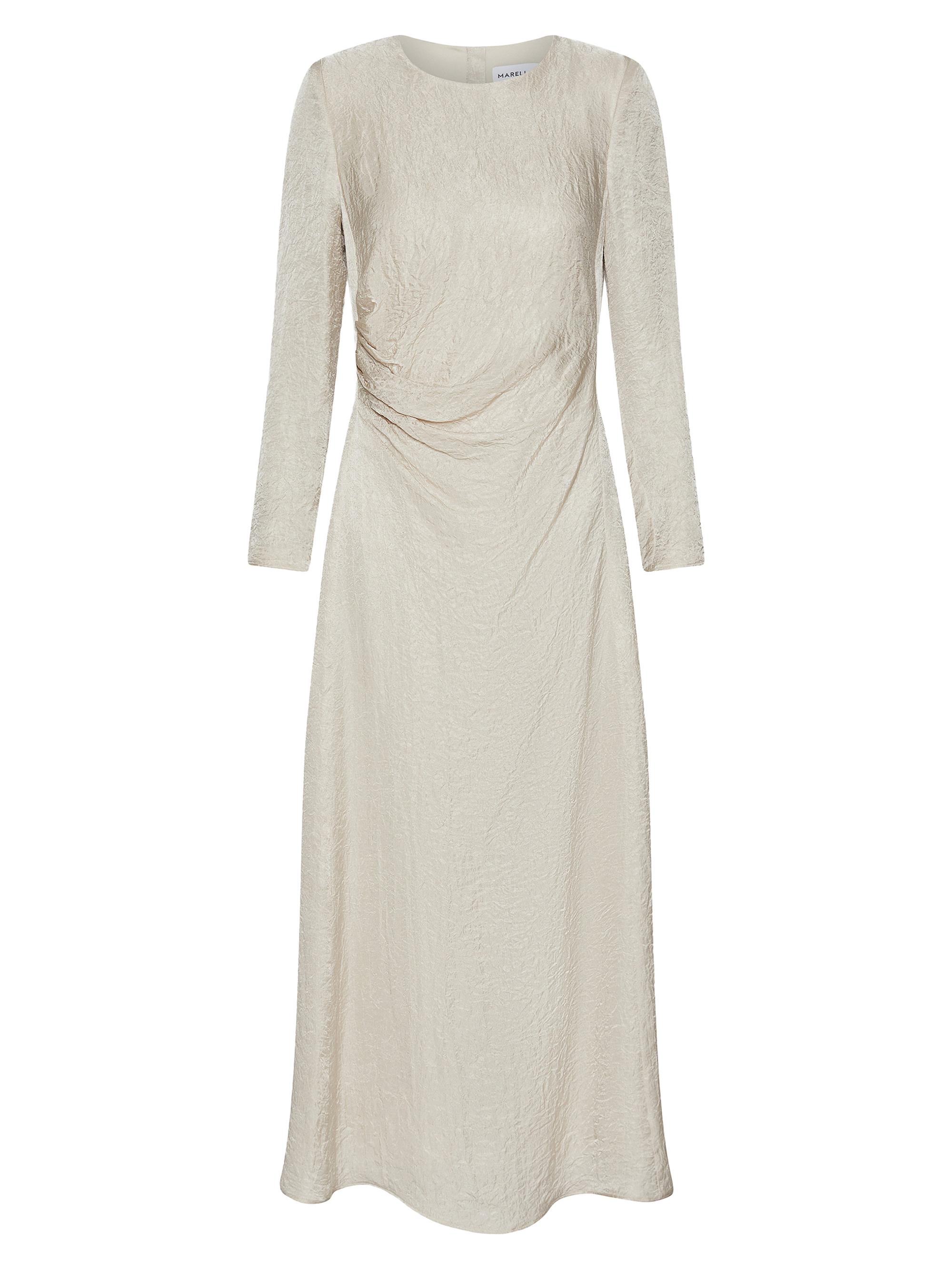 Marella Women's Draped Dress - Cream