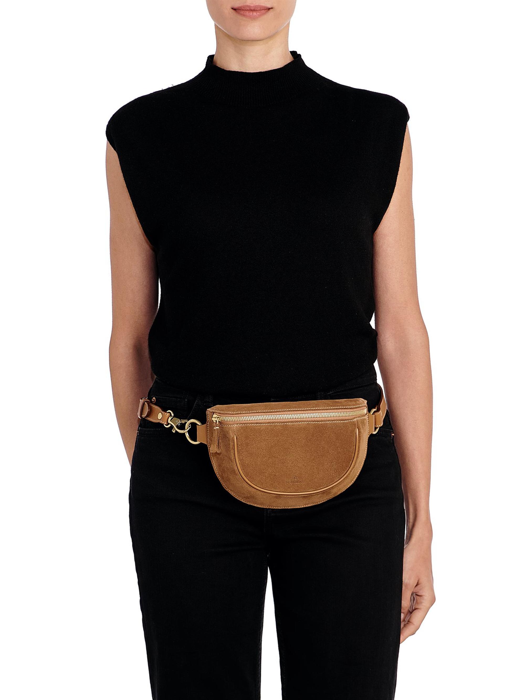 Il Bisonte Oliveta Suede Adjustable Belt Bag | Saks Fifth Avenue