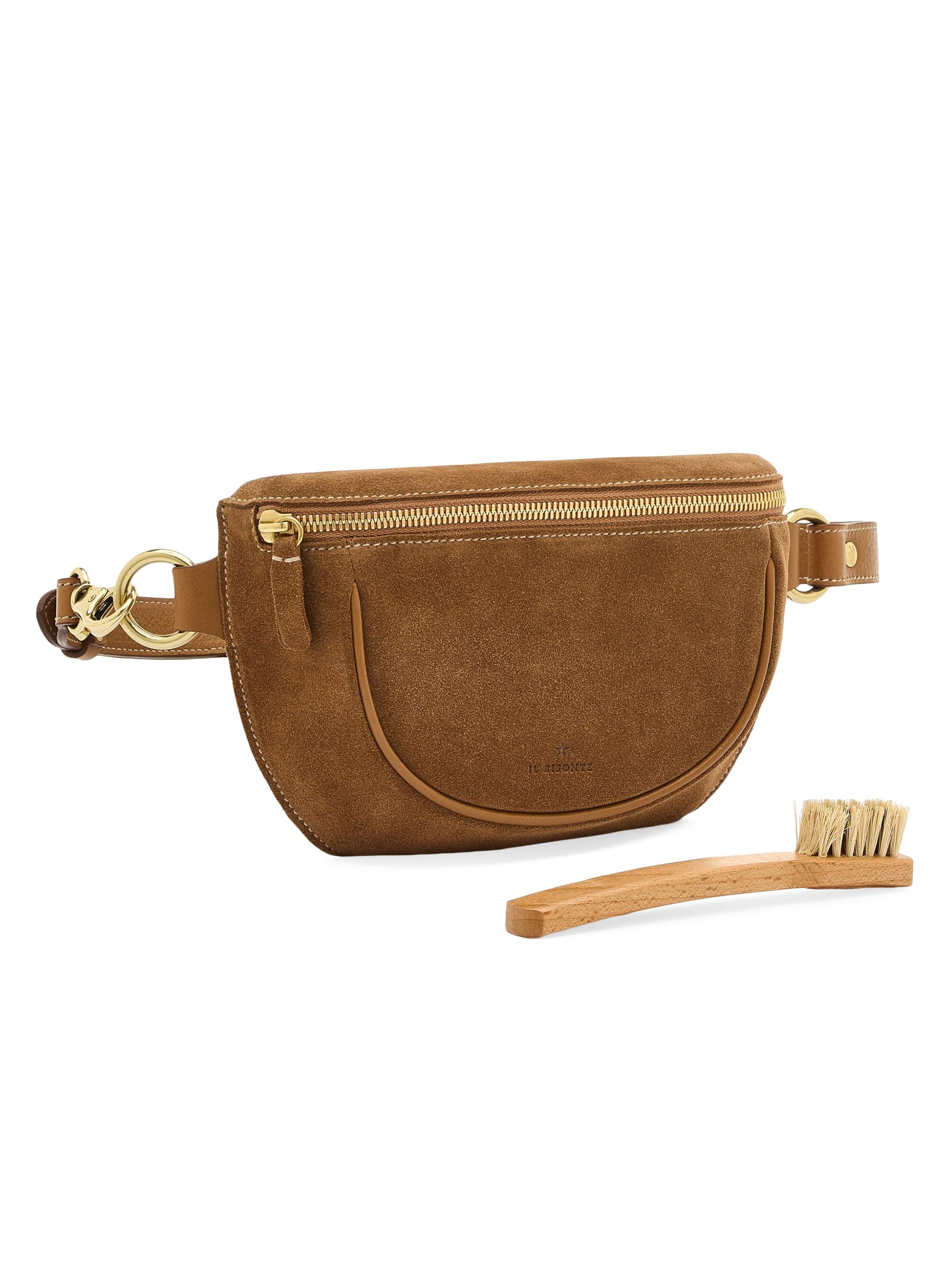 Il Bisonte Oliveta Suede Adjustable Belt Bag | Saks Fifth Avenue