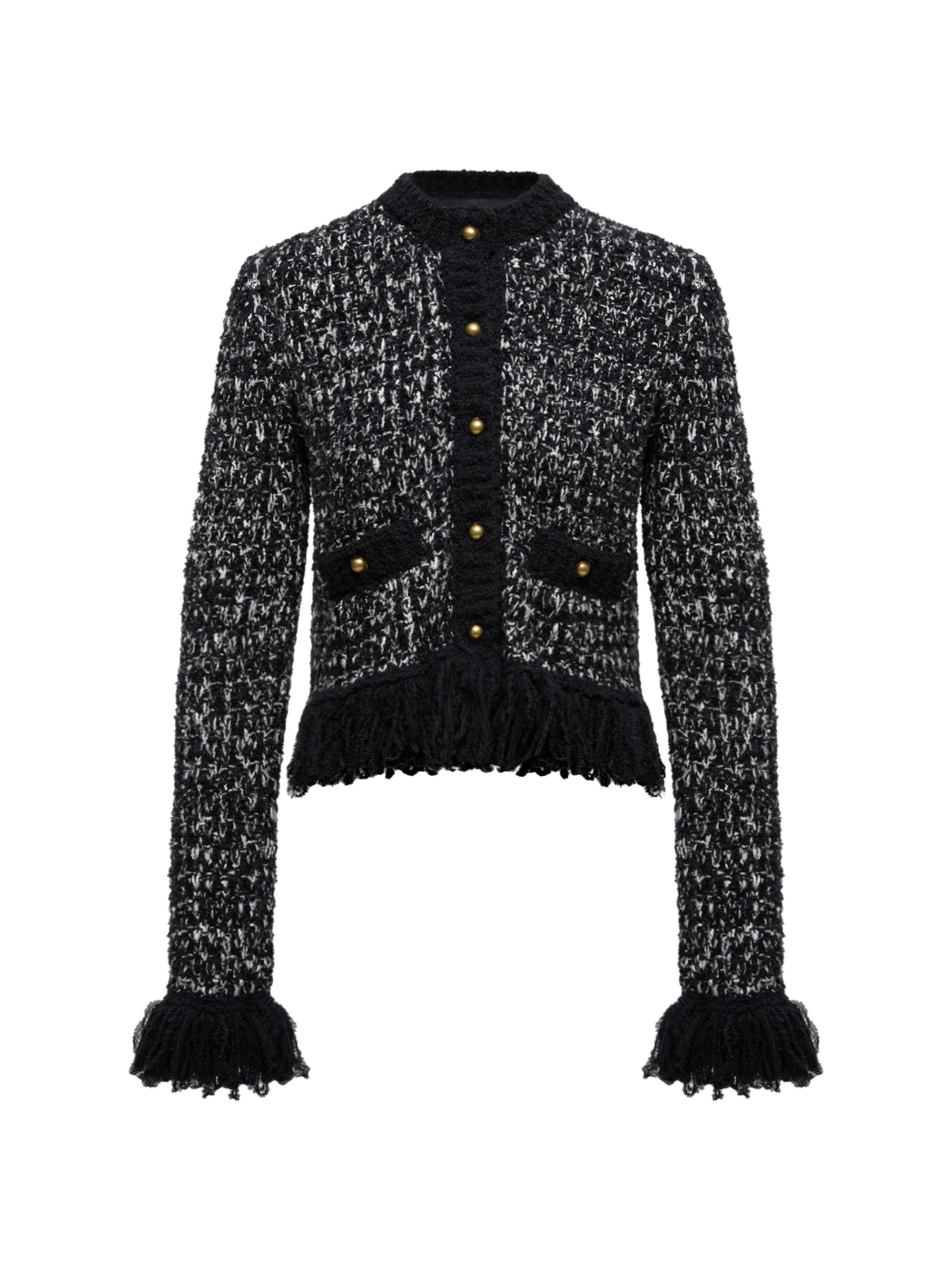 Acne Studios Klarus Lace Inset Cardigan | Saks Fifth Avenue