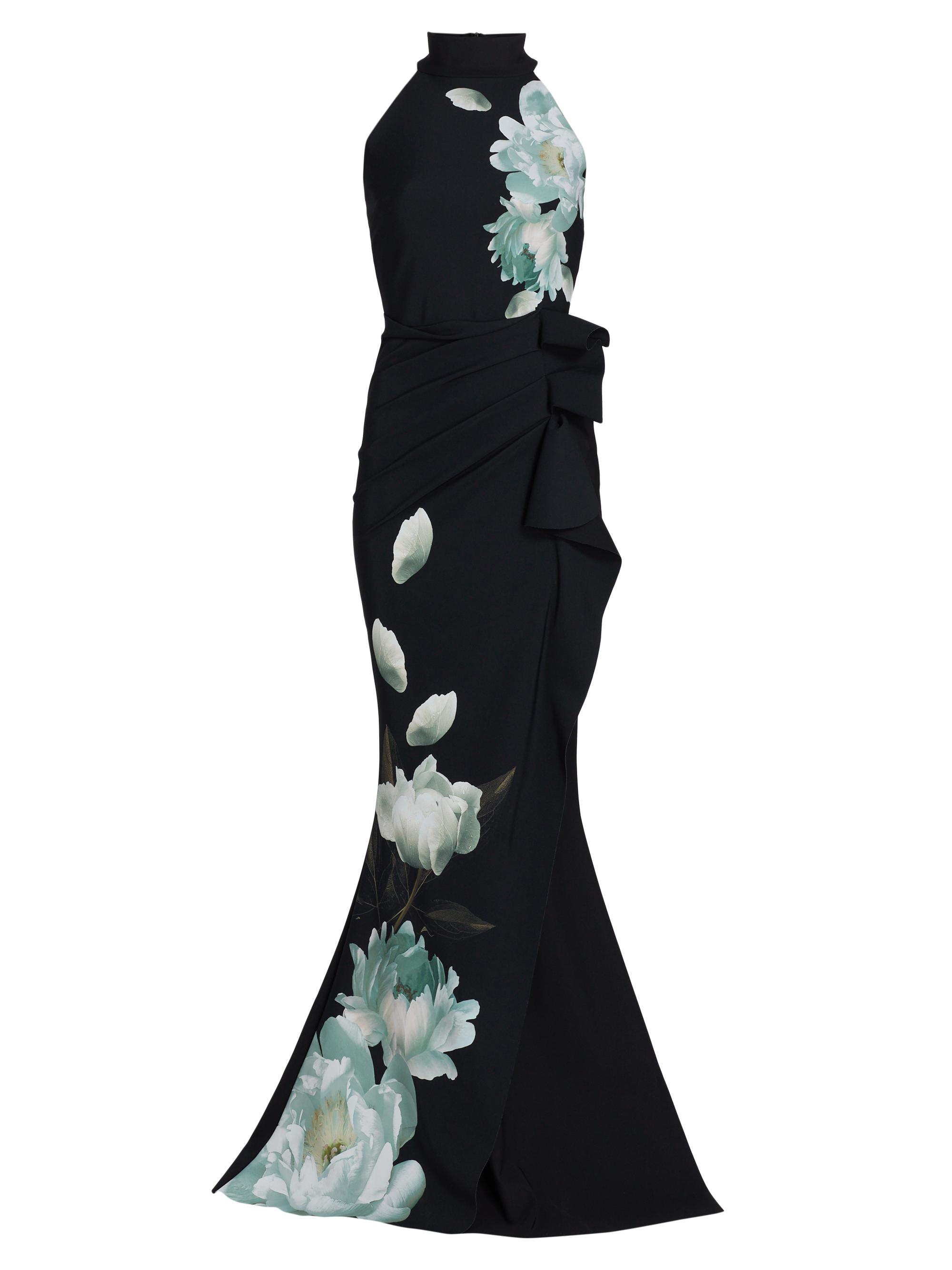 Chiara Boni La Petite Robe Women's Gudrum Floral Trumpet Gown - Cher White