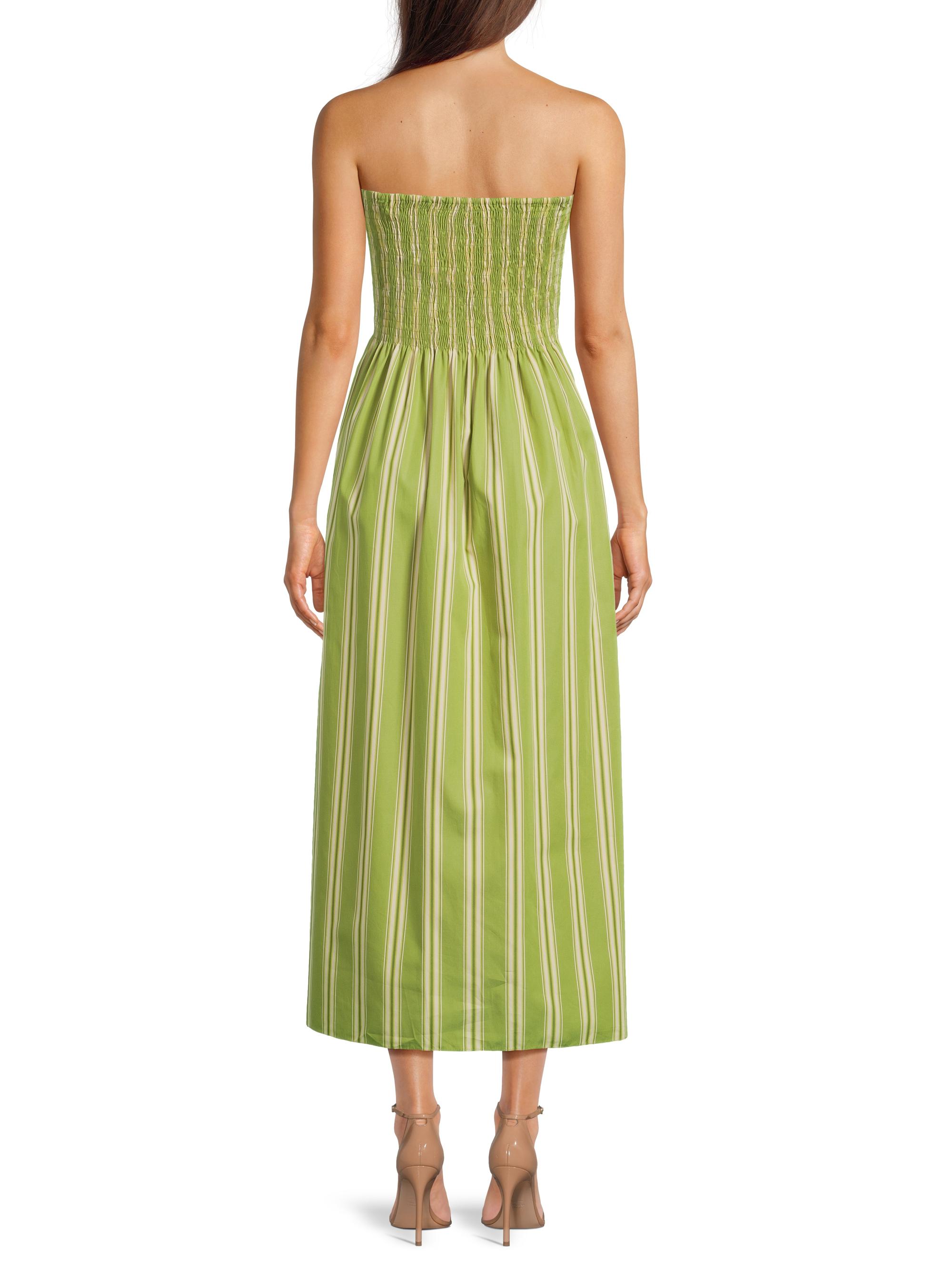 knee length dresses for ladies Faithfull The Brand Esenia Dress in Green main image 0